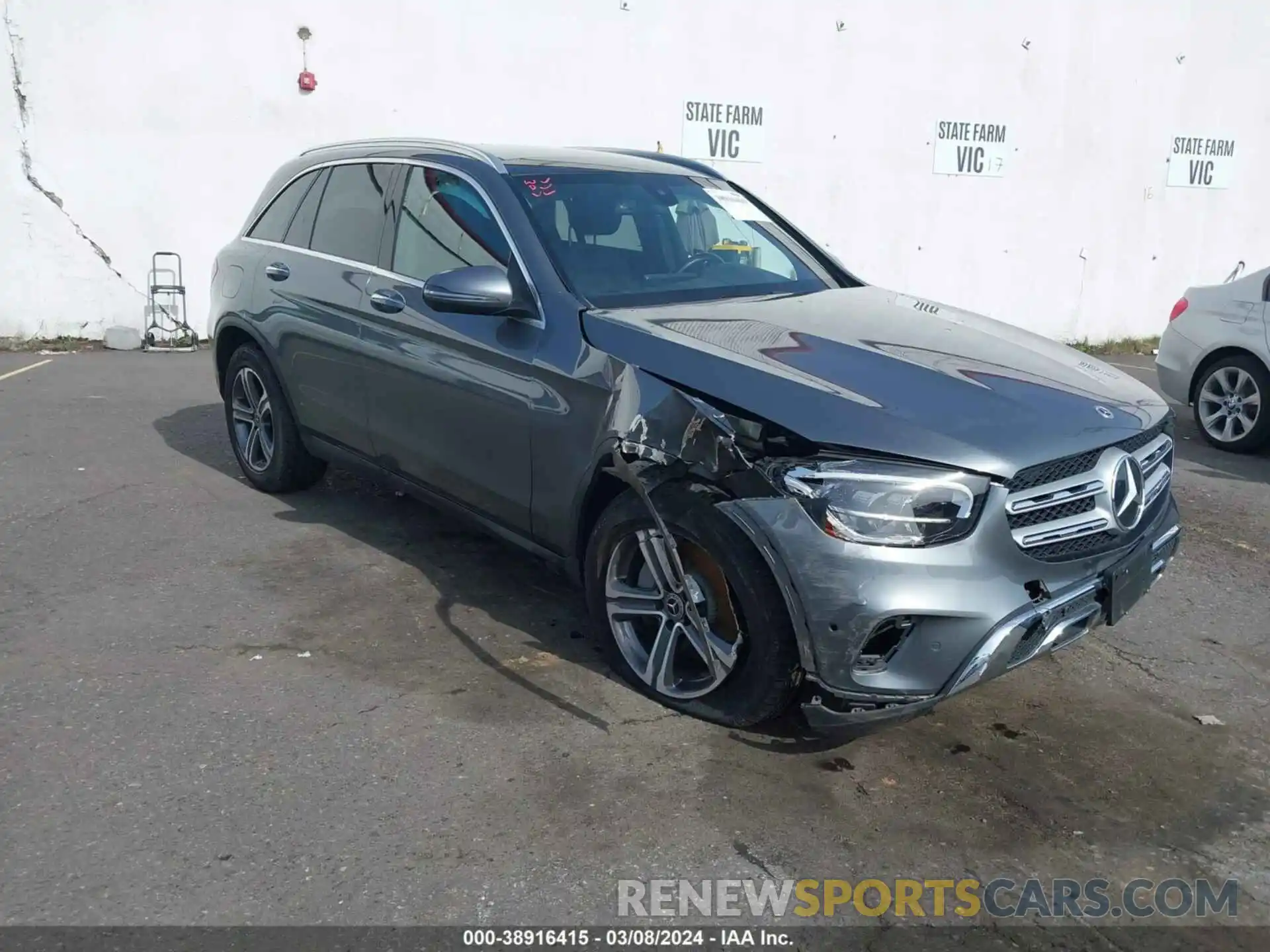 1 Photograph of a damaged car W1N0G8EB3MF907289 MERCEDES-BENZ GLC 300 2021