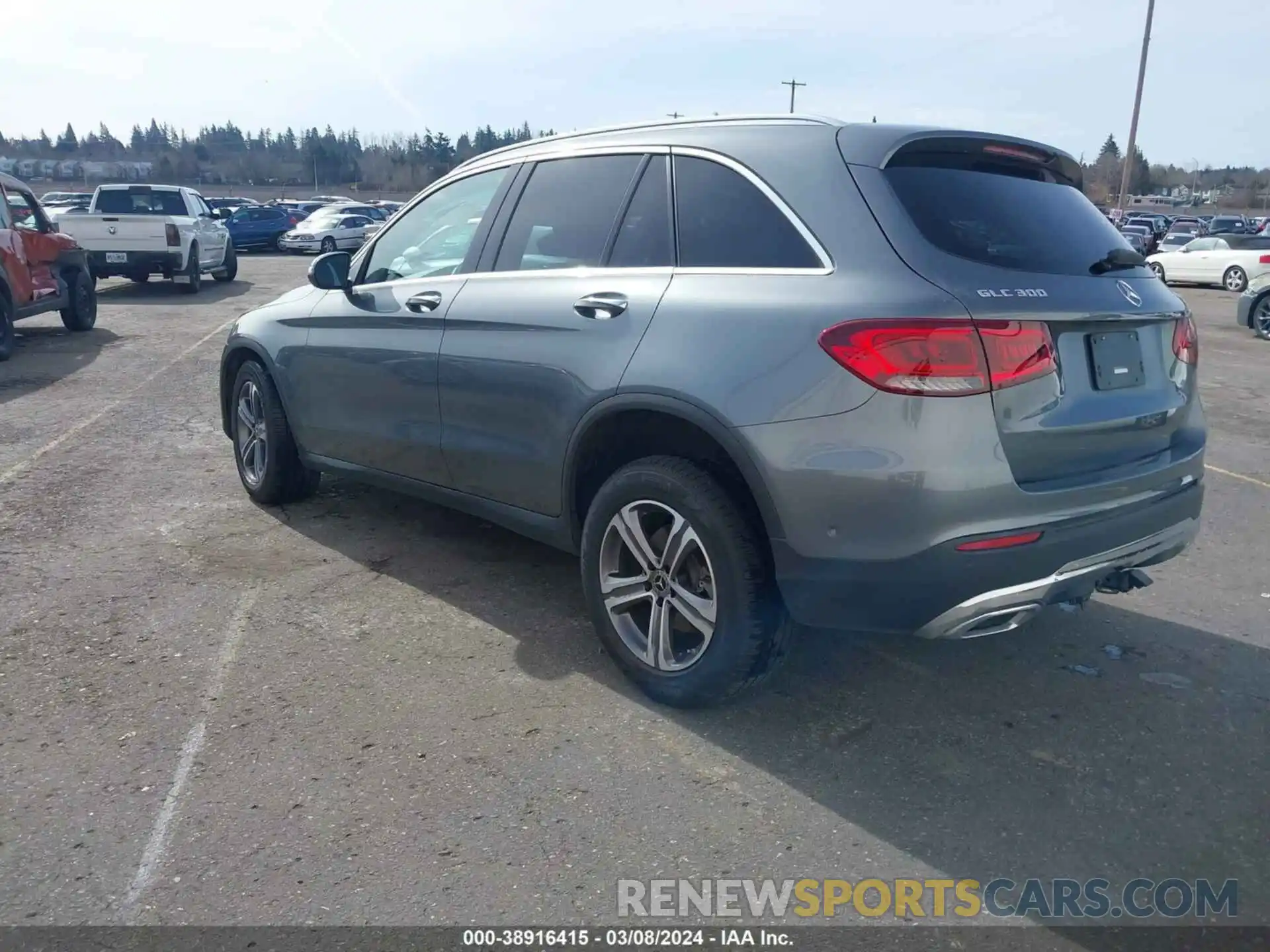 3 Фотография поврежденного автомобиля W1N0G8EB3MF907289 MERCEDES-BENZ GLC 300 2021