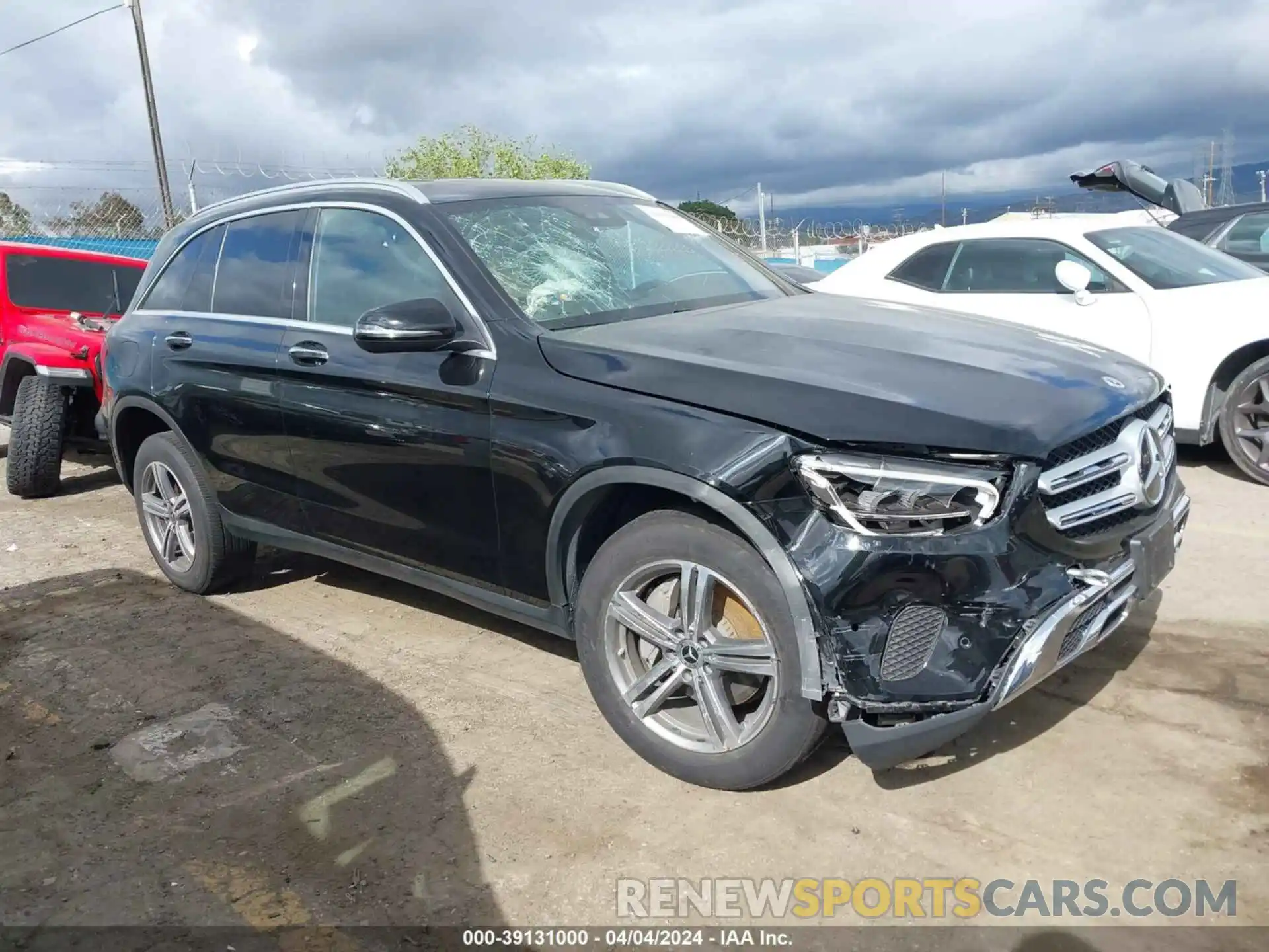 1 Photograph of a damaged car W1N0G8DB2NV336273 MERCEDES-BENZ GLC 300 2022