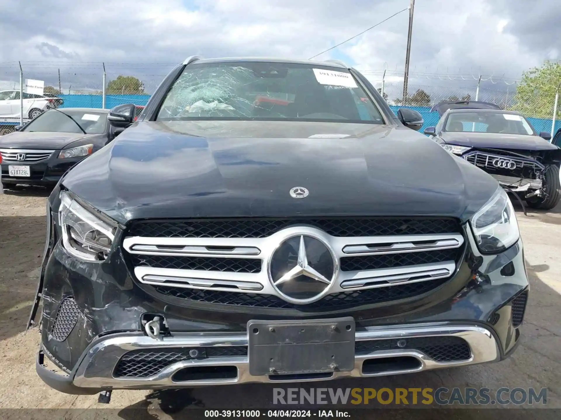 12 Фотография поврежденного автомобиля W1N0G8DB2NV336273 MERCEDES-BENZ GLC 300 2022