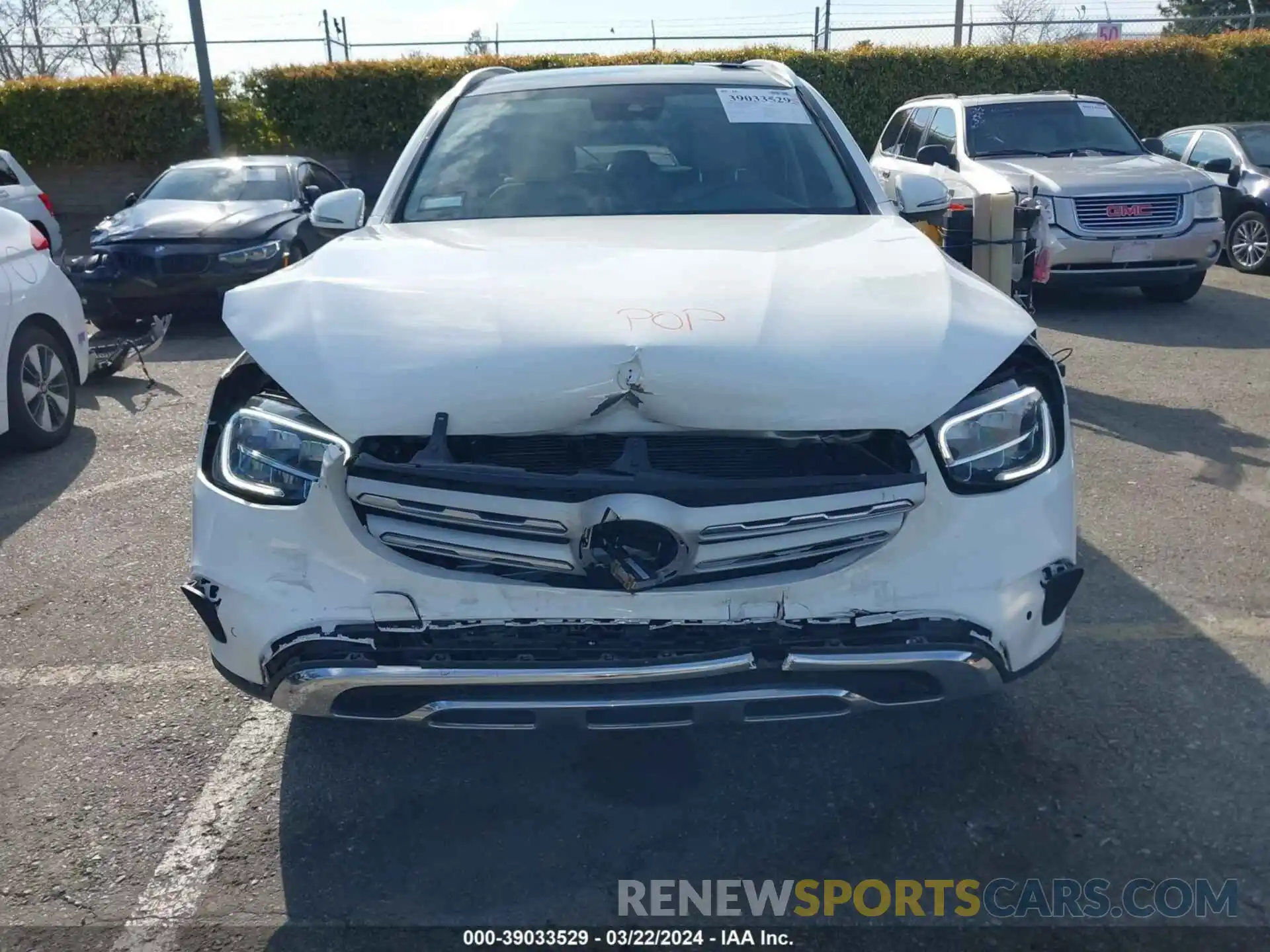 12 Photograph of a damaged car W1N0G8DB5NG036795 MERCEDES-BENZ GLC 300 2022