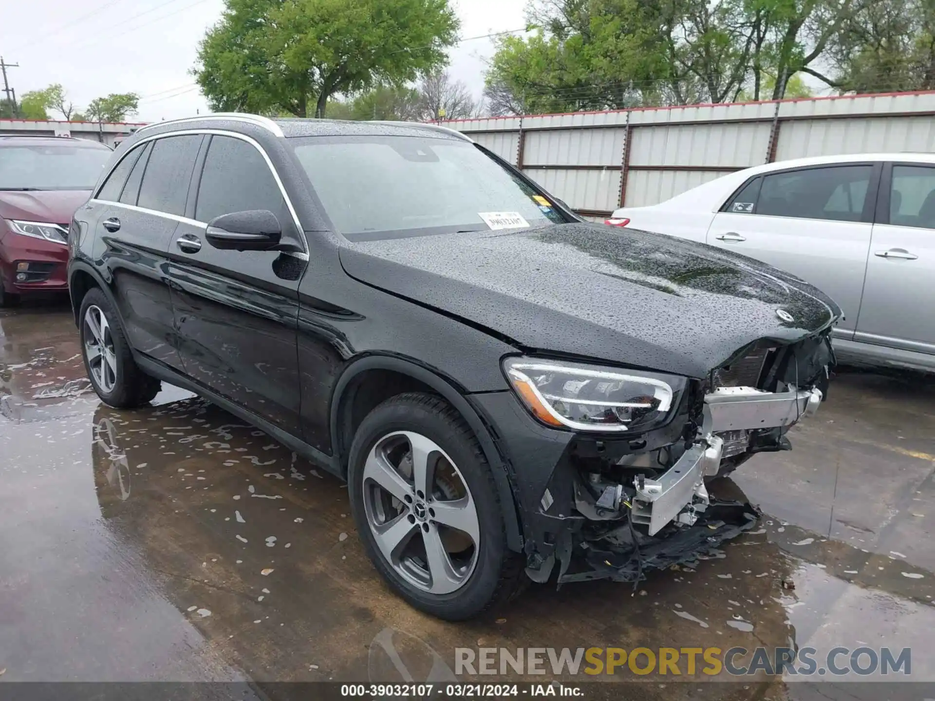 1 Photograph of a damaged car W1N0G8DB5NG109146 MERCEDES-BENZ GLC 300 2022