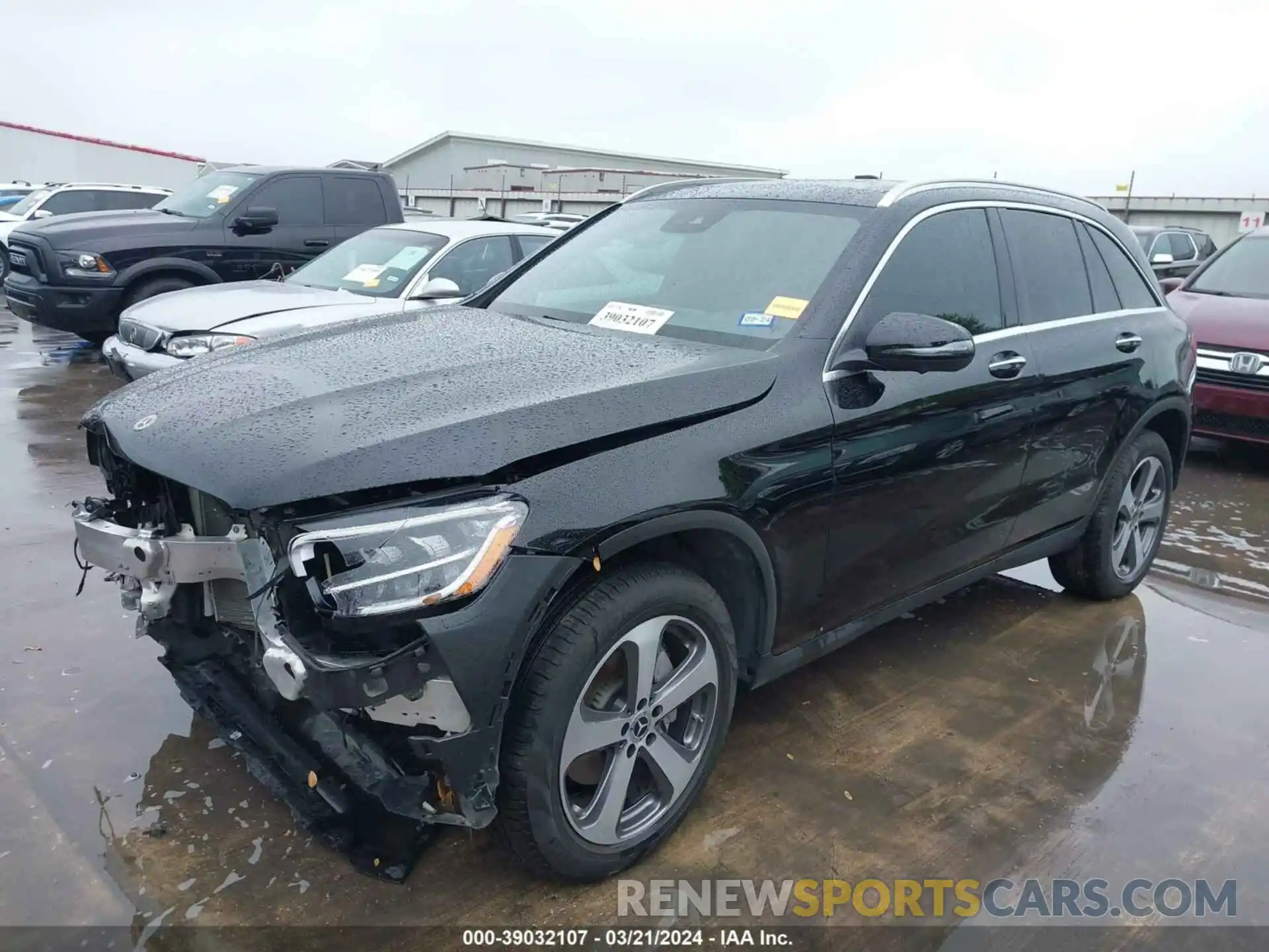 2 Photograph of a damaged car W1N0G8DB5NG109146 MERCEDES-BENZ GLC 300 2022