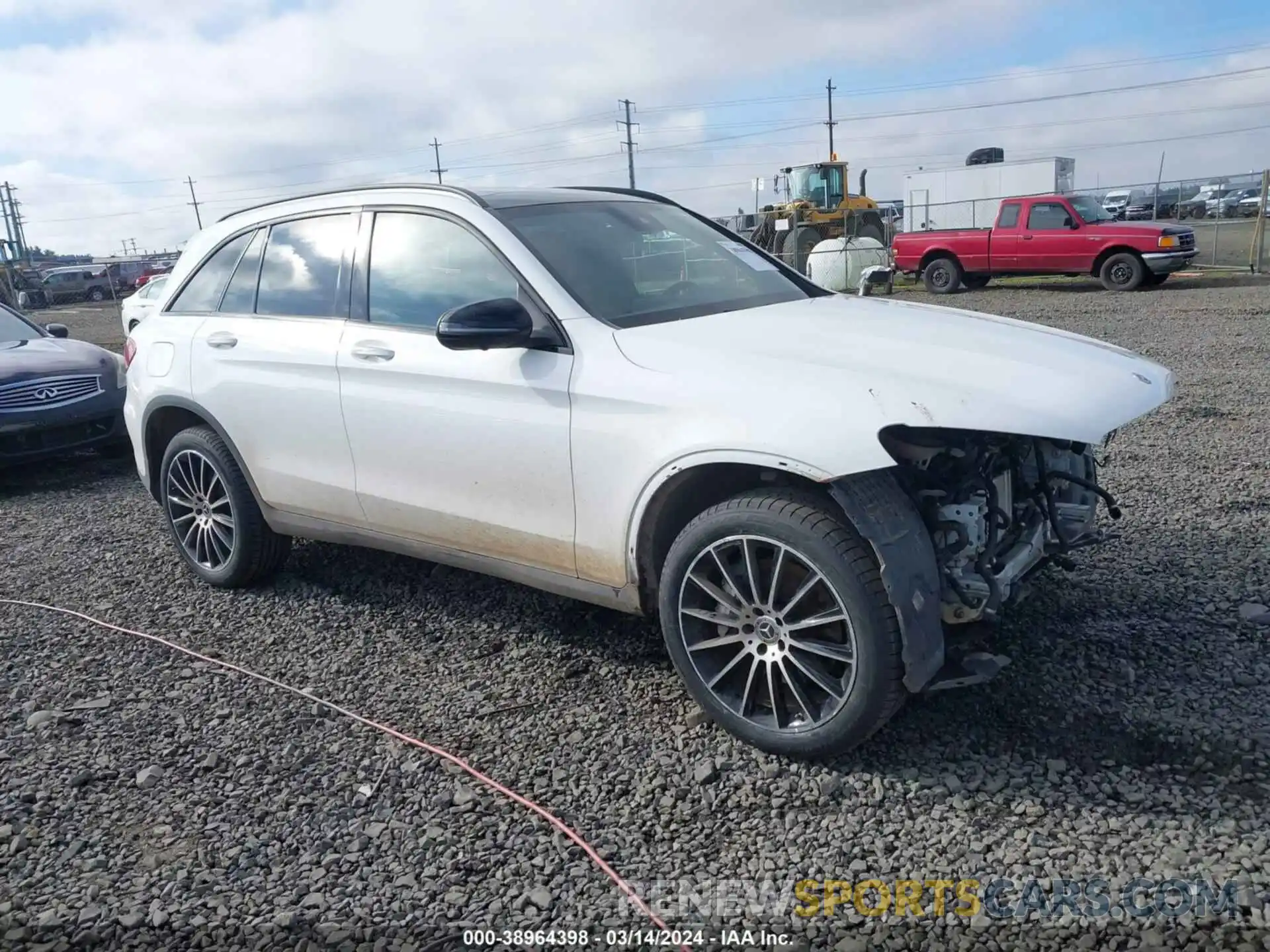 1 Photograph of a damaged car W1N0G8DB6NV398307 MERCEDES-BENZ GLC 300 2022