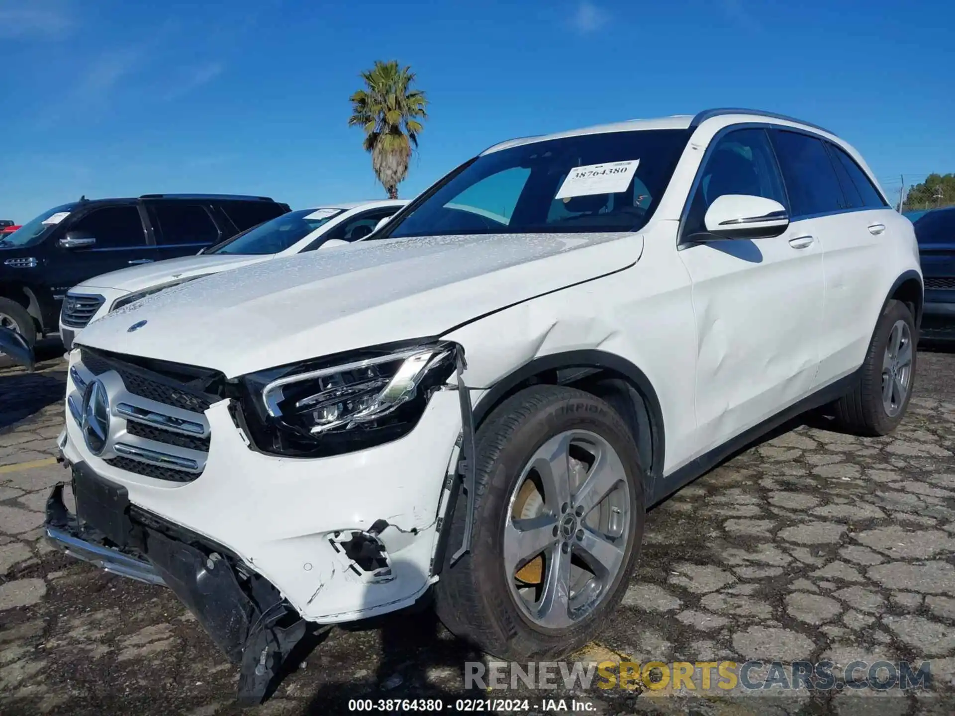 6 Фотография поврежденного автомобиля W1N0G8DBXNV387469 MERCEDES-BENZ GLC 300 2022