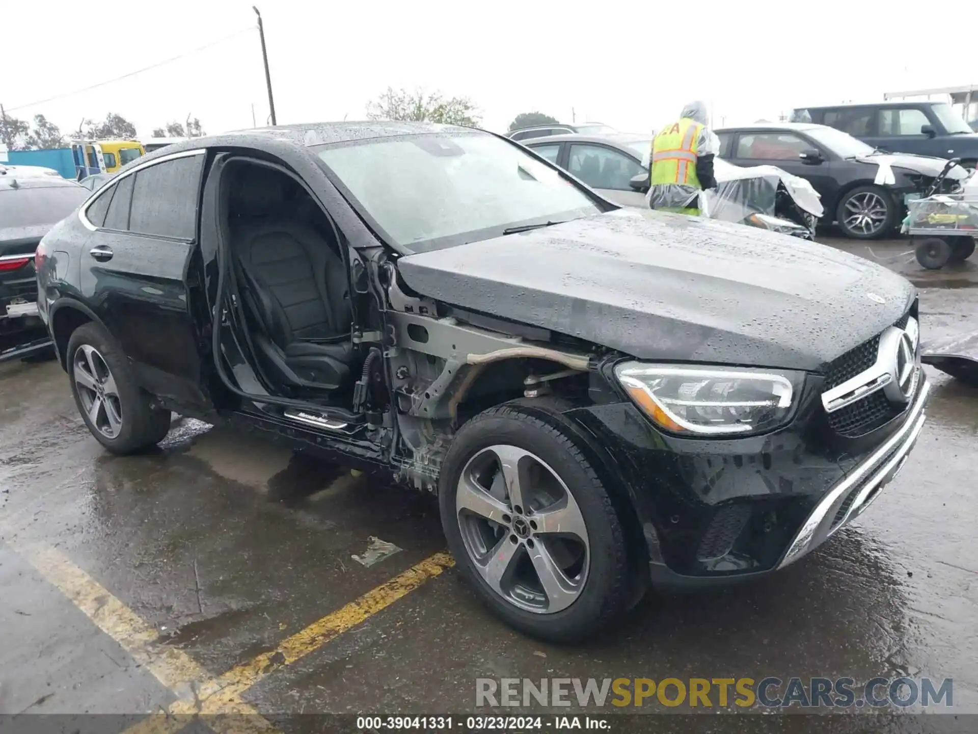 1 Photograph of a damaged car W1N0J8EB6PG158388 MERCEDES-BENZ GLC 300 2023