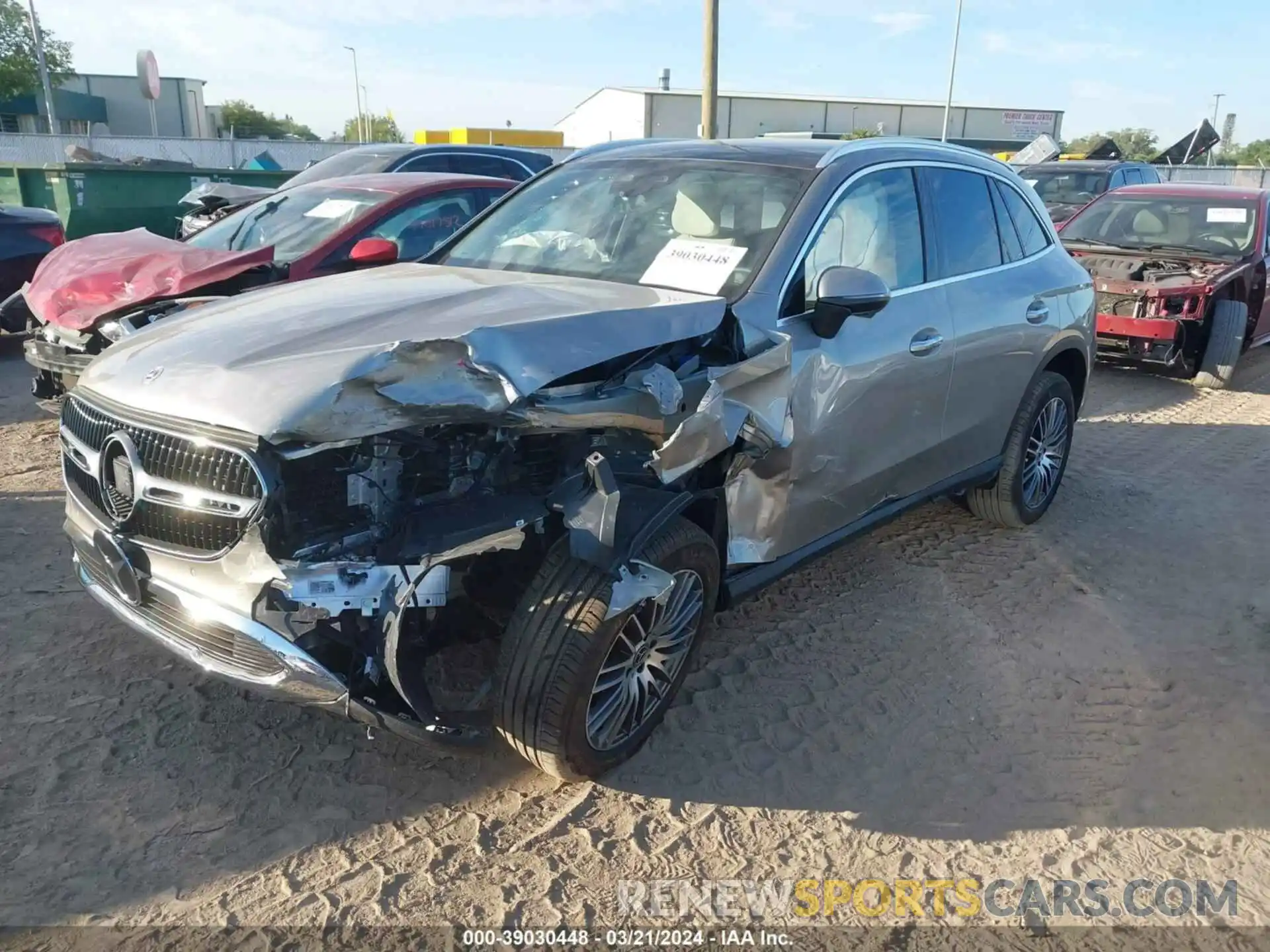 2 Photograph of a damaged car W1NKM4HB9PU022178 MERCEDES-BENZ GLC 300 2023