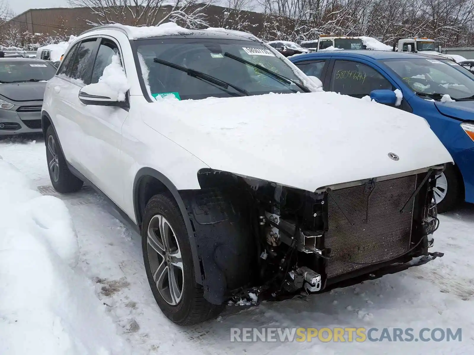 1 Photograph of a damaged car WDC0G4KB1KV163094 MERCEDES-BENZ GLC 300 4M 2019