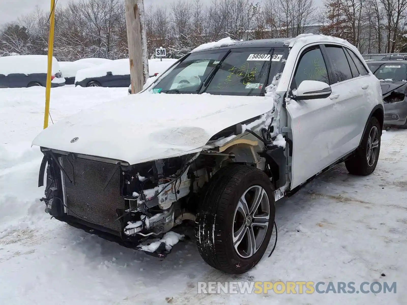 2 Фотография поврежденного автомобиля WDC0G4KB1KV163094 MERCEDES-BENZ GLC 300 4M 2019