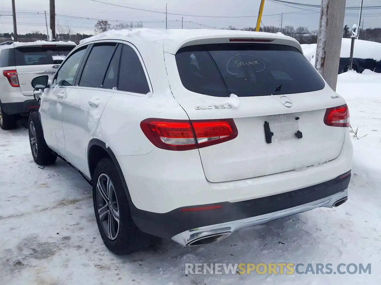 3 Photograph of a damaged car WDC0G4KB1KV163094 MERCEDES-BENZ GLC 300 4M 2019