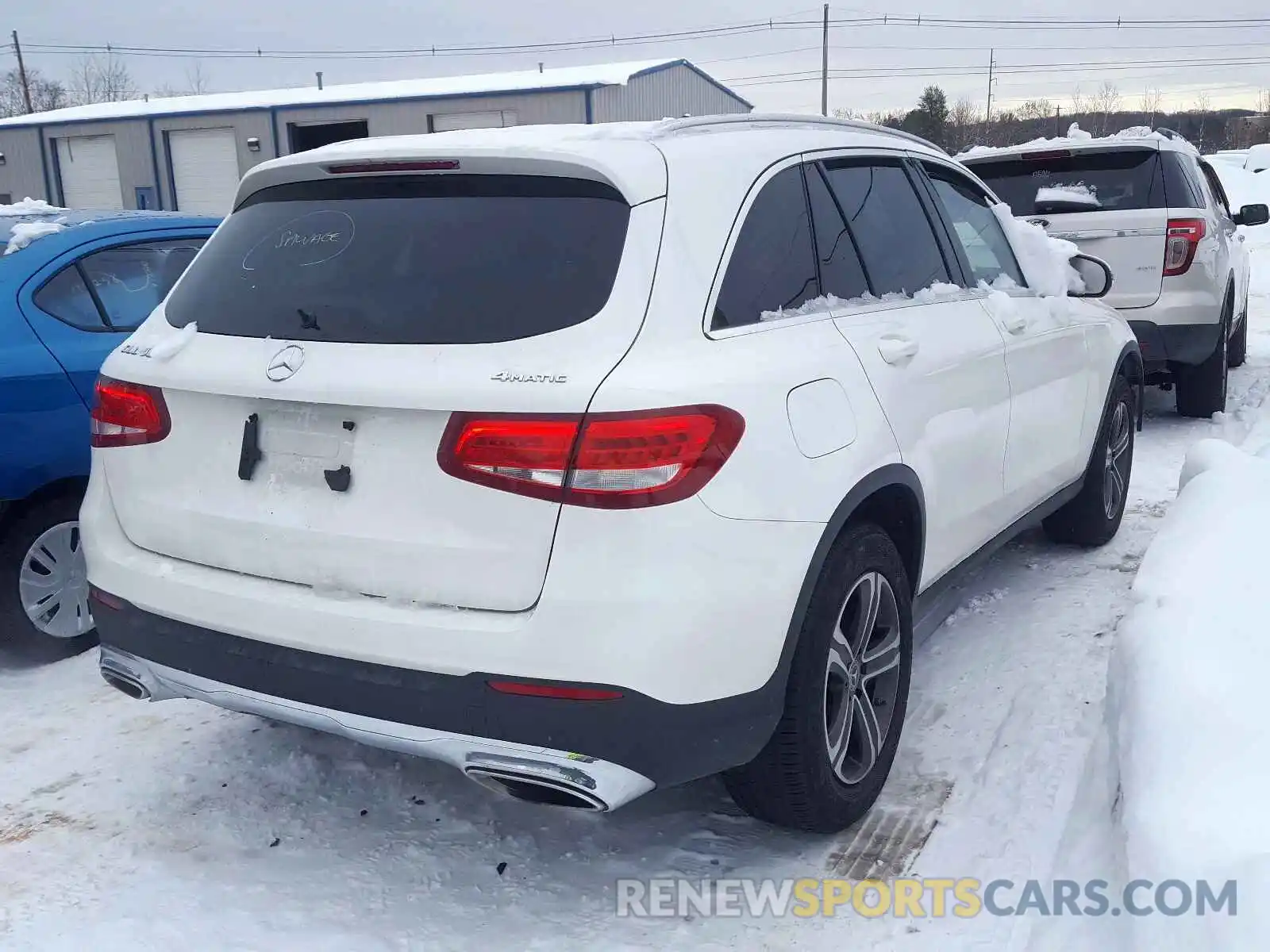 4 Photograph of a damaged car WDC0G4KB1KV163094 MERCEDES-BENZ GLC 300 4M 2019