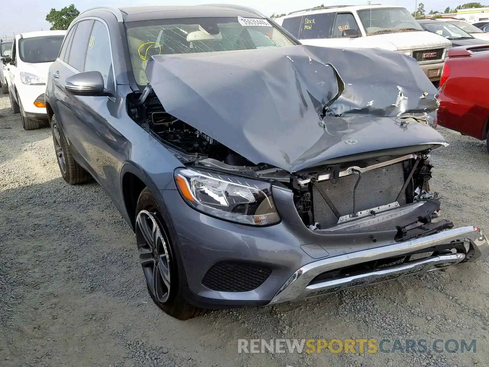 1 Photograph of a damaged car WDC0G4KB3KF566455 MERCEDES-BENZ GLC 300 4M 2019