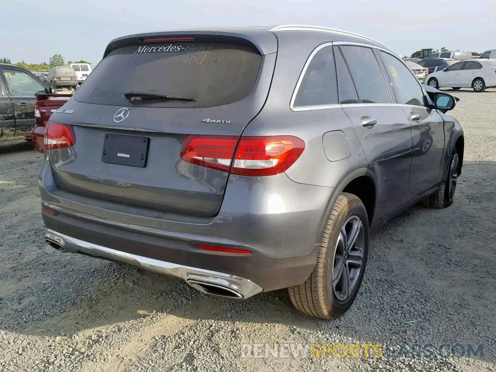 4 Фотография поврежденного автомобиля WDC0G4KB3KF566455 MERCEDES-BENZ GLC 300 4M 2019