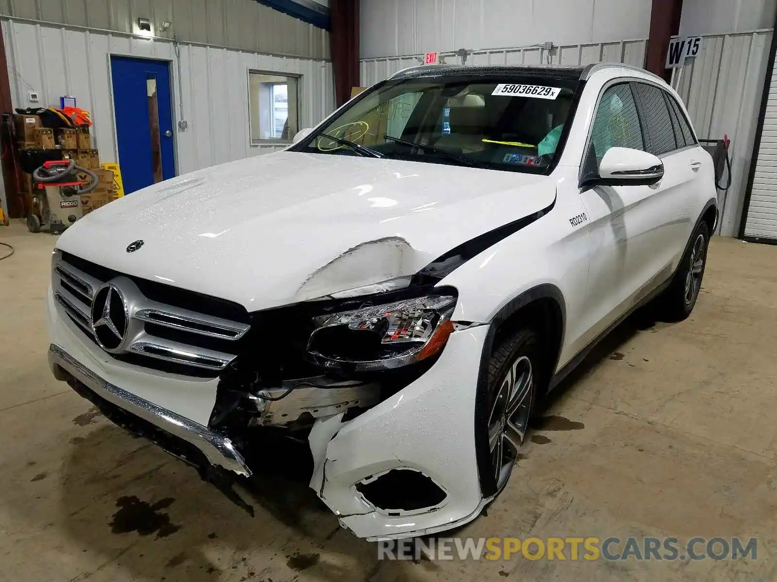 2 Photograph of a damaged car WDC0G4KB4KV166233 MERCEDES-BENZ GLC 300 4M 2019