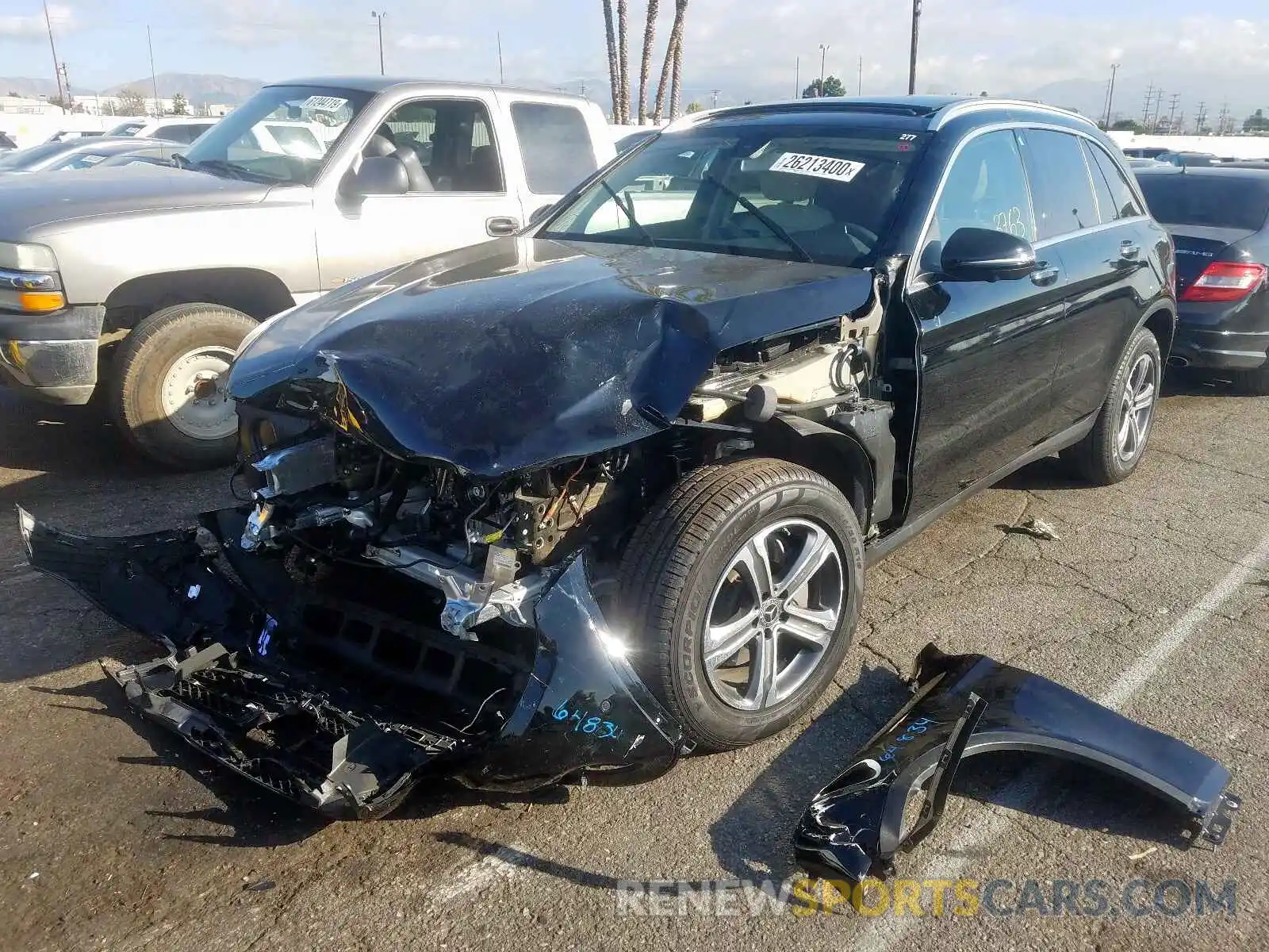 2 Photograph of a damaged car WDC0G4KB5KV172395 MERCEDES-BENZ GLC 300 4M 2019