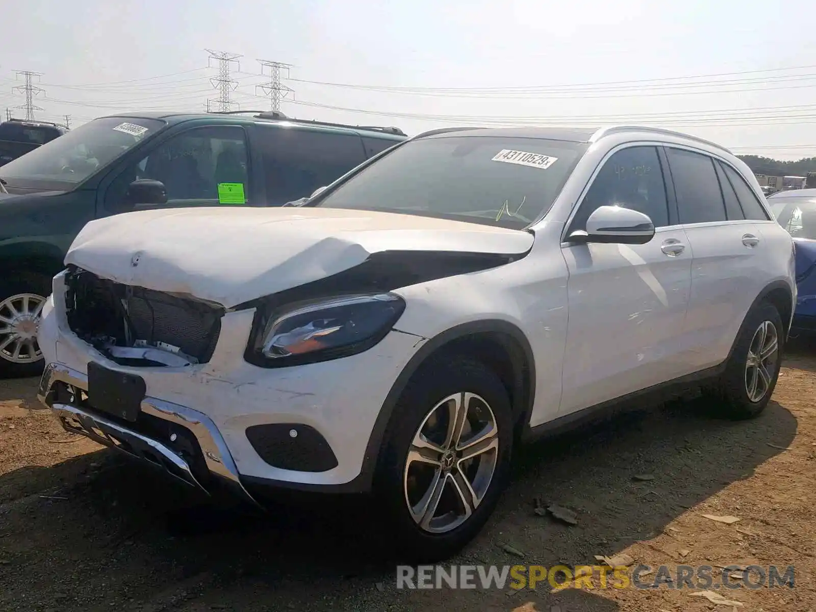 2 Photograph of a damaged car WDC0G4KB7KV133629 MERCEDES-BENZ GLC 300 4M 2019