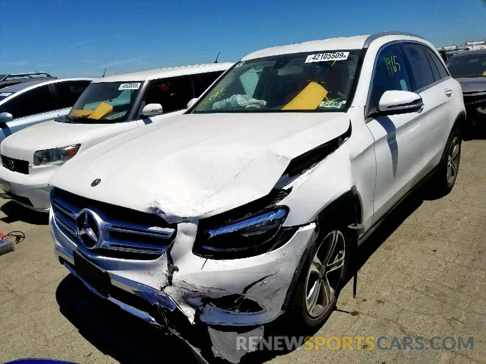 2 Photograph of a damaged car WDC0G4KBXK1004095 MERCEDES-BENZ GLC 300 4M 2019