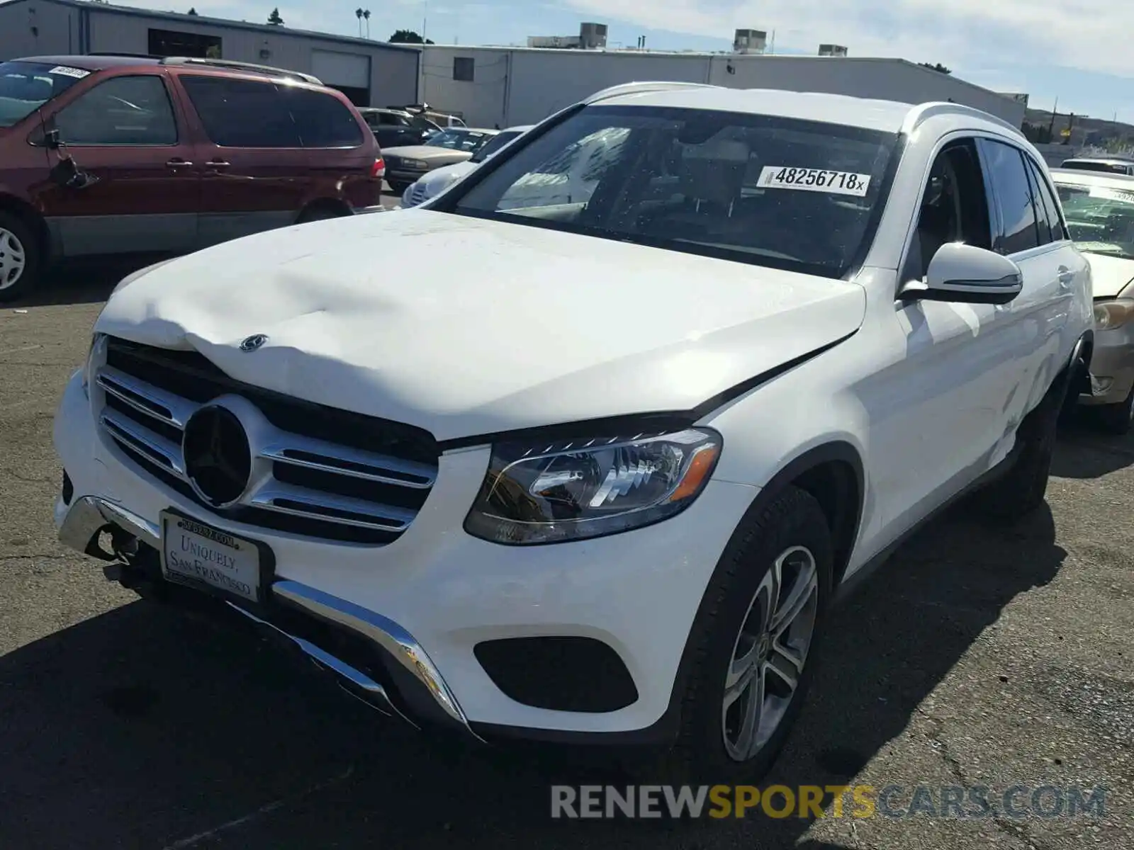 2 Photograph of a damaged car WDC0G4KB0KV124559 MERCEDES-BENZ GLC 300 4MATIC 2019