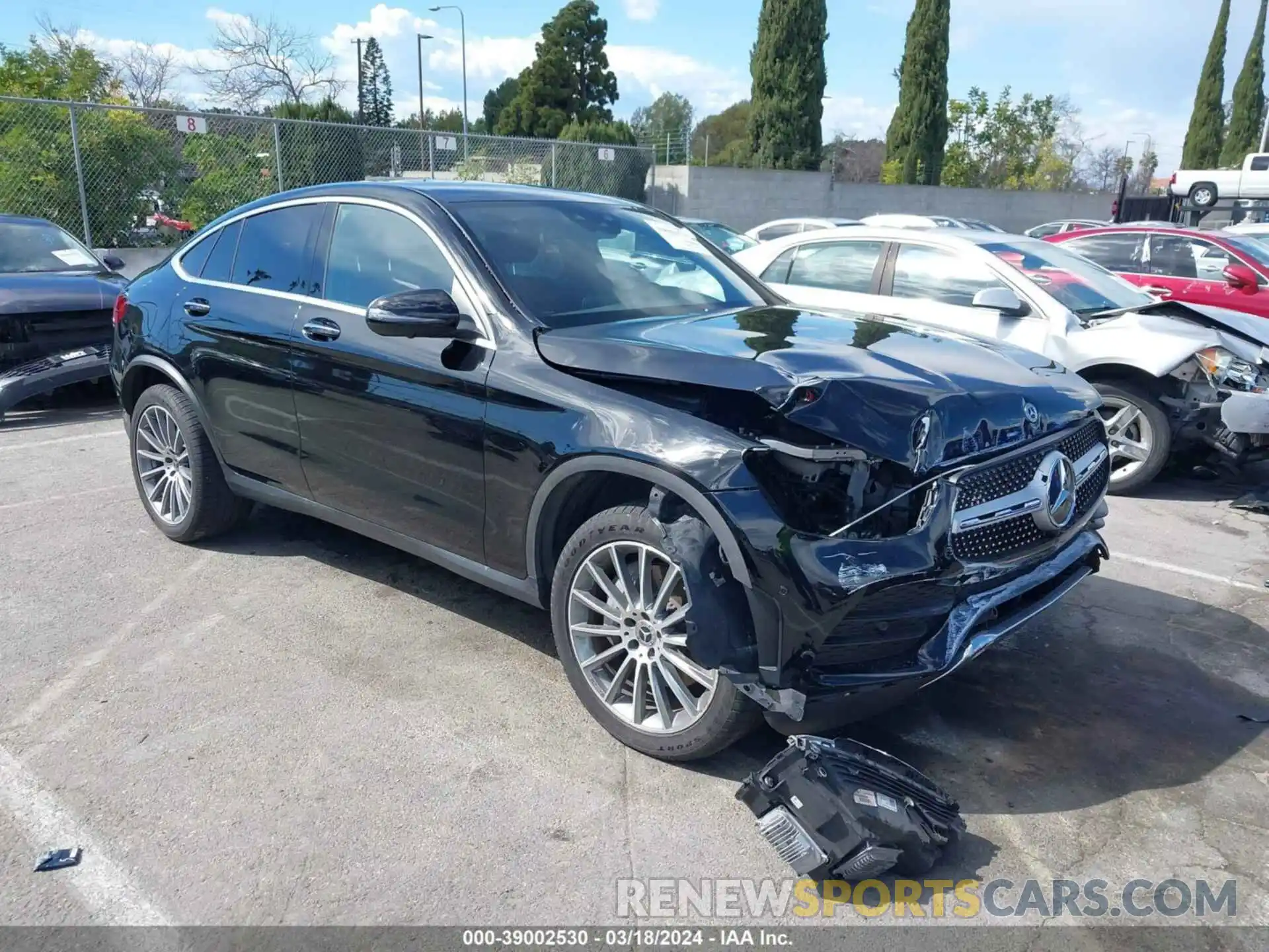 1 Photograph of a damaged car W1N0J8EB4LF823840 MERCEDES-BENZ GLC 300 COUPE 2020