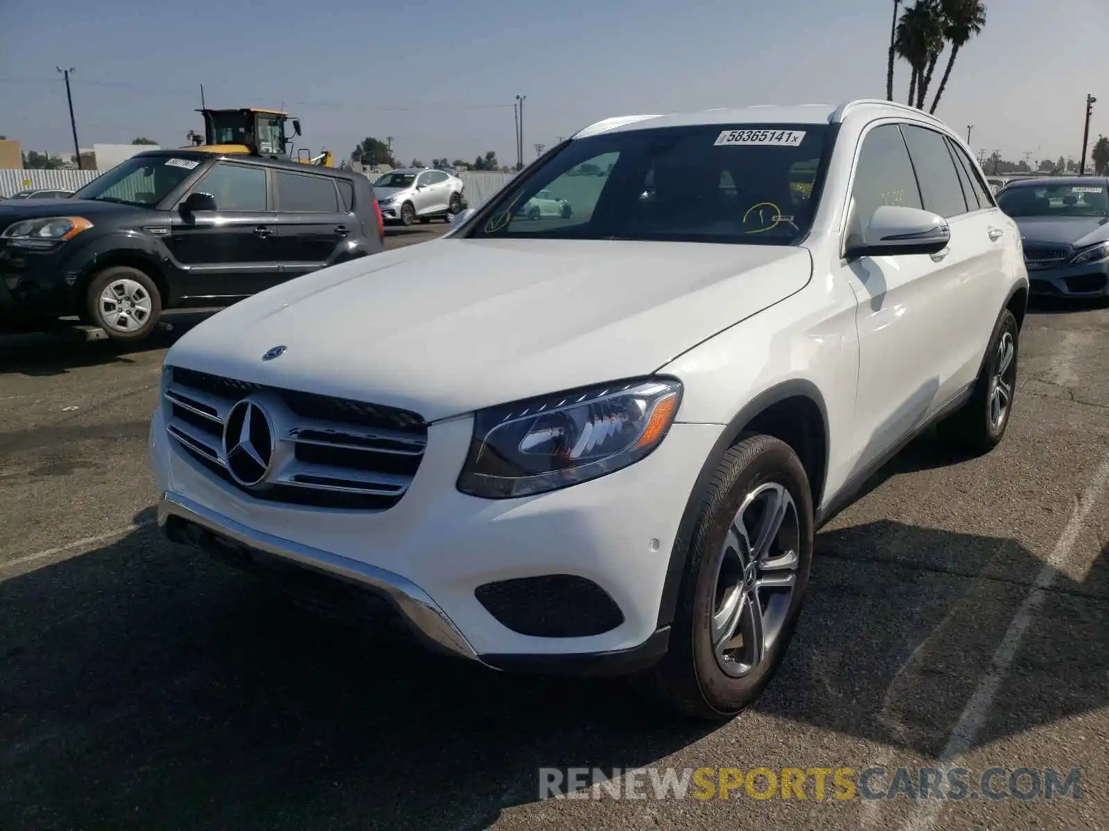 2 Photograph of a damaged car WDC0G4JB0KF624720 MERCEDES-BENZ GLC-CLASS 2019