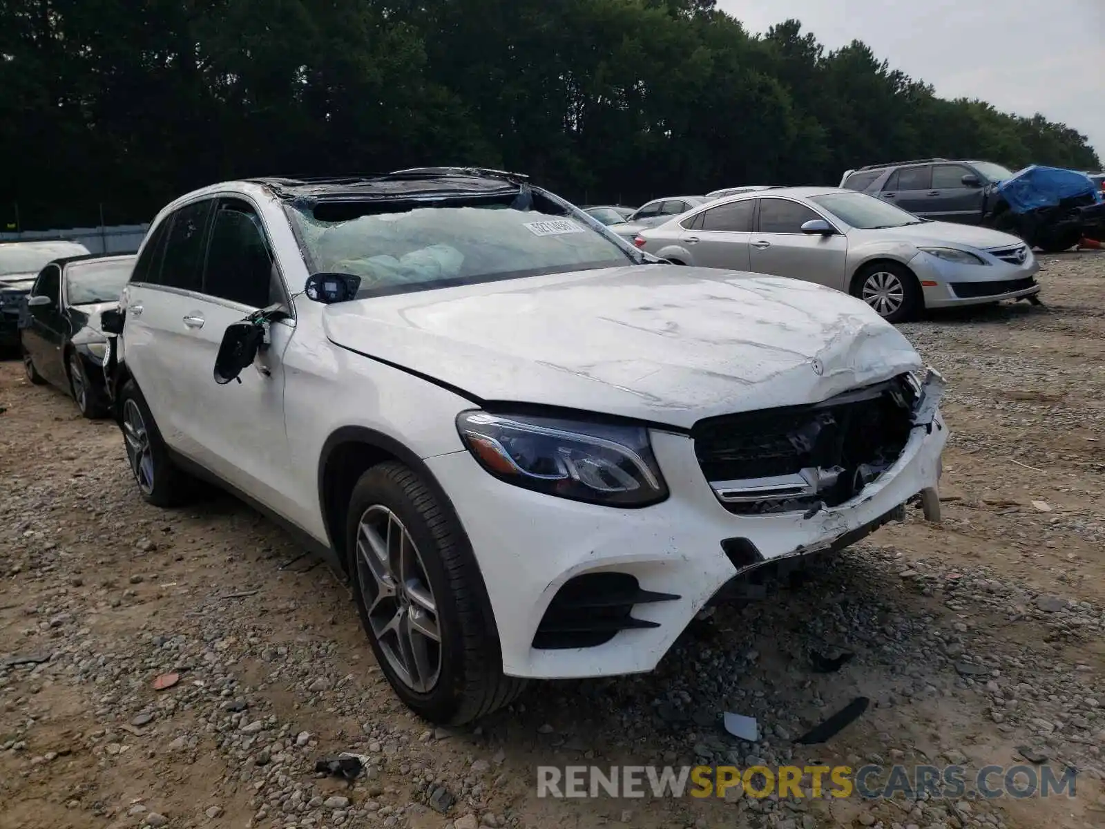 1 Photograph of a damaged car WDC0G4JB0KV137569 MERCEDES-BENZ GLC-CLASS 2019