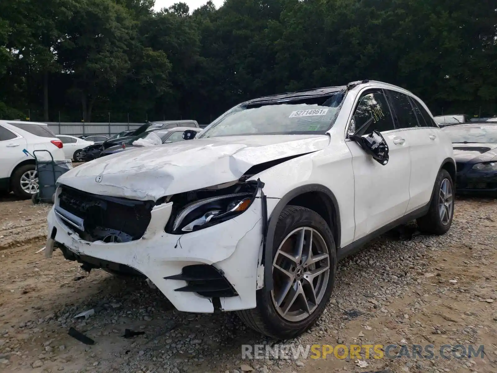 2 Photograph of a damaged car WDC0G4JB0KV137569 MERCEDES-BENZ GLC-CLASS 2019