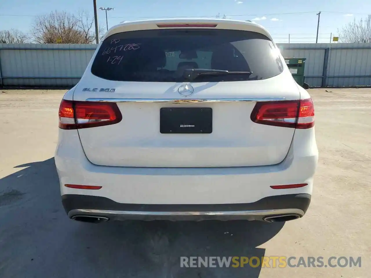 6 Photograph of a damaged car WDC0G4JB0KV145560 MERCEDES-BENZ GLC-CLASS 2019