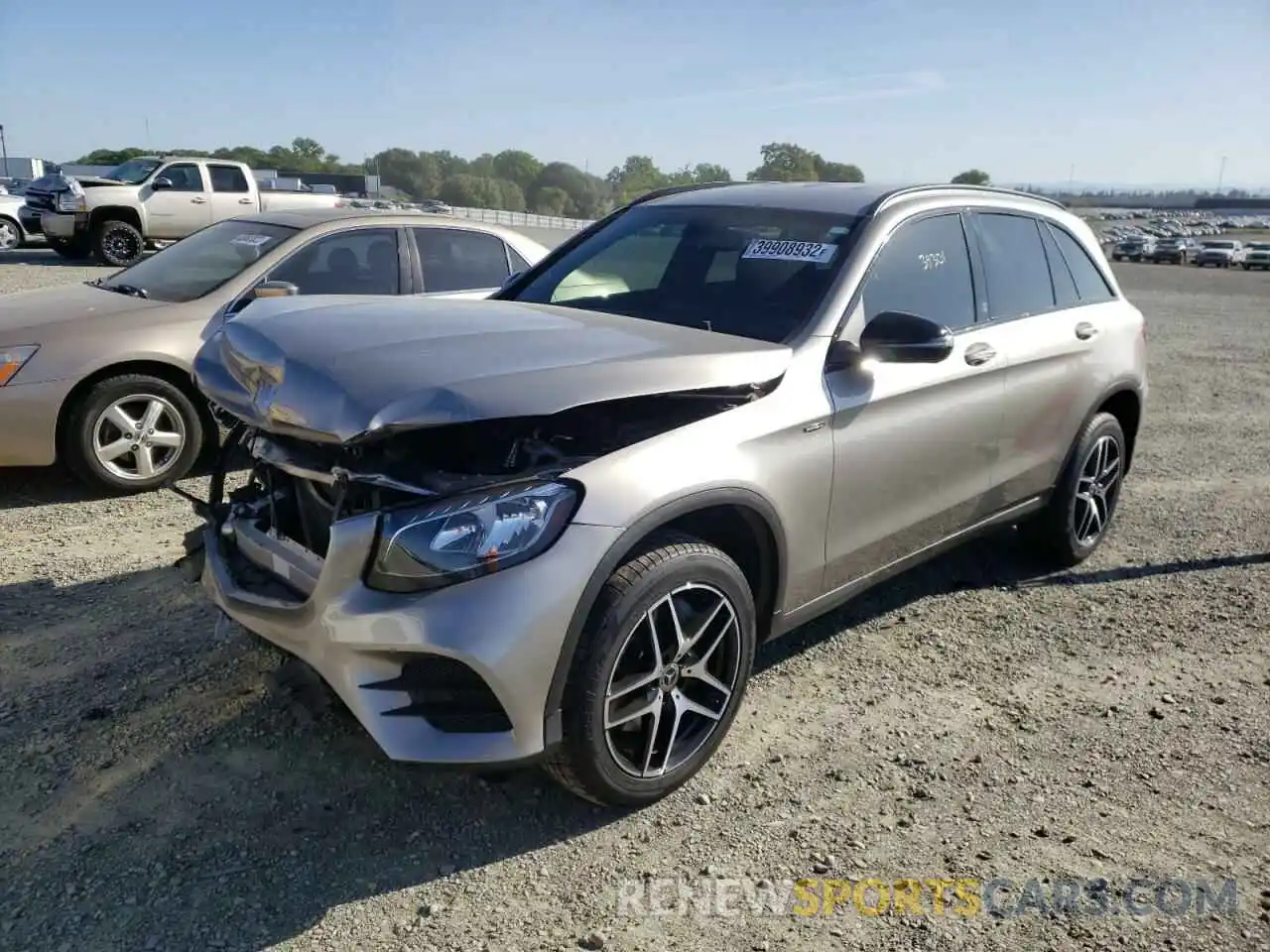 2 Photograph of a damaged car WDC0G4JB0KV148734 MERCEDES-BENZ GLC-CLASS 2019