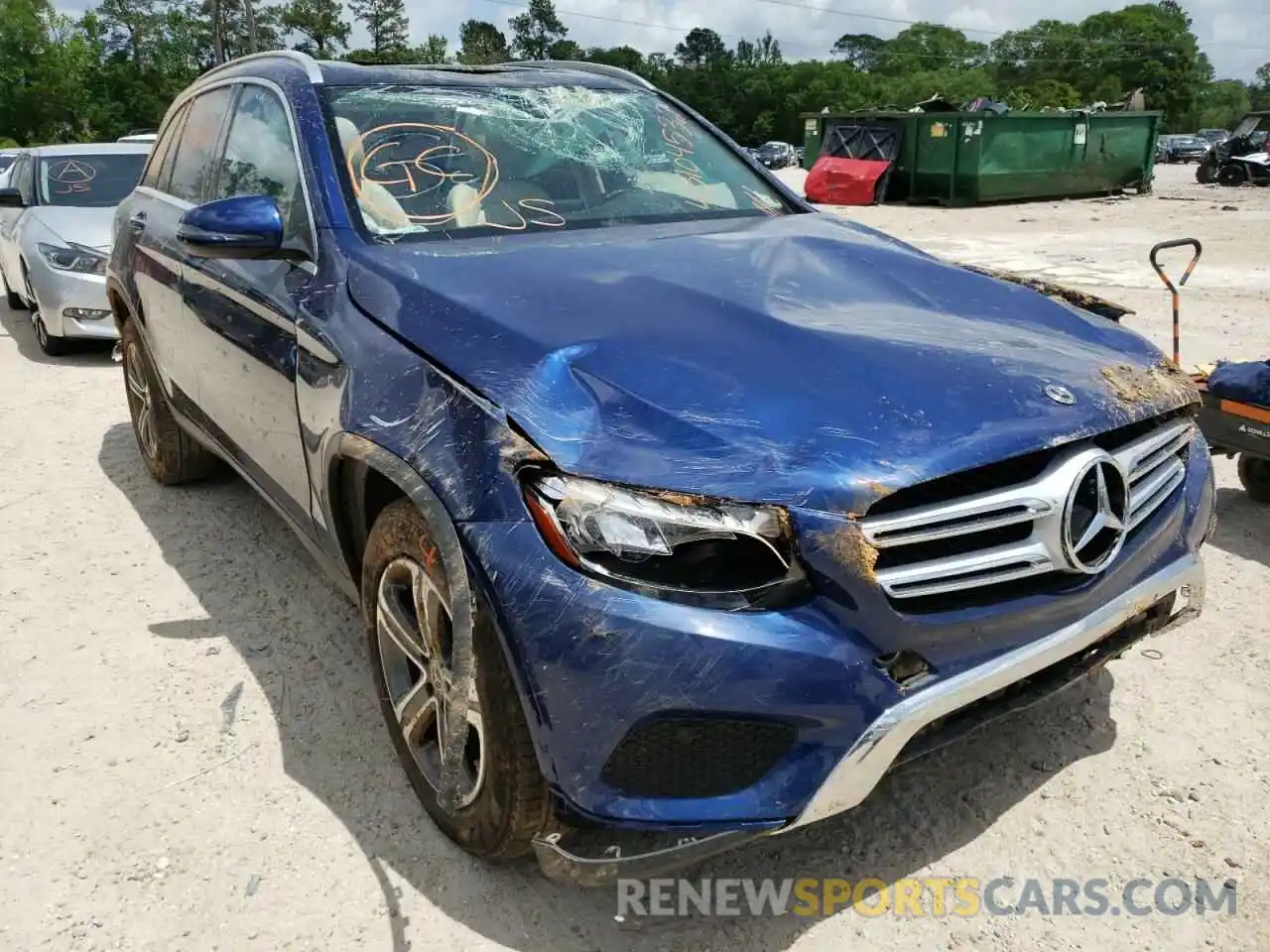 1 Photograph of a damaged car WDC0G4JB0KV157644 MERCEDES-BENZ GLC-CLASS 2019