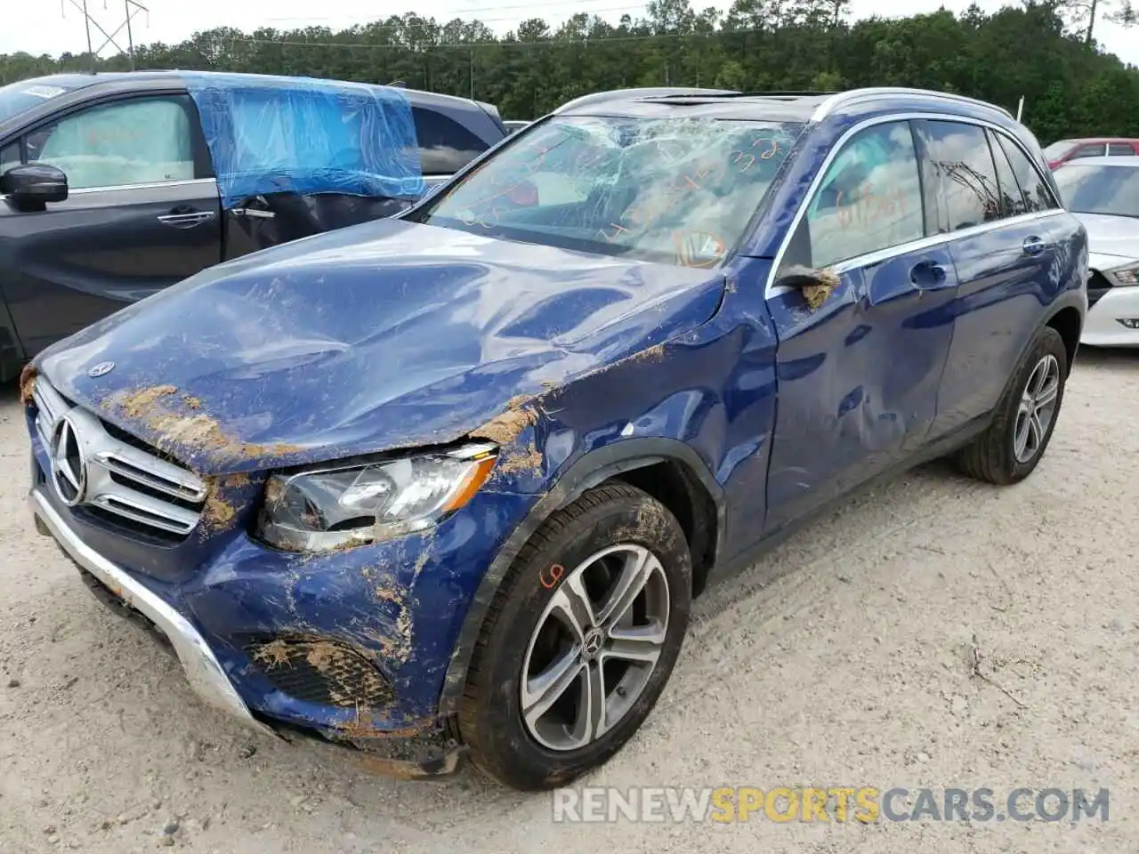 2 Photograph of a damaged car WDC0G4JB0KV157644 MERCEDES-BENZ GLC-CLASS 2019