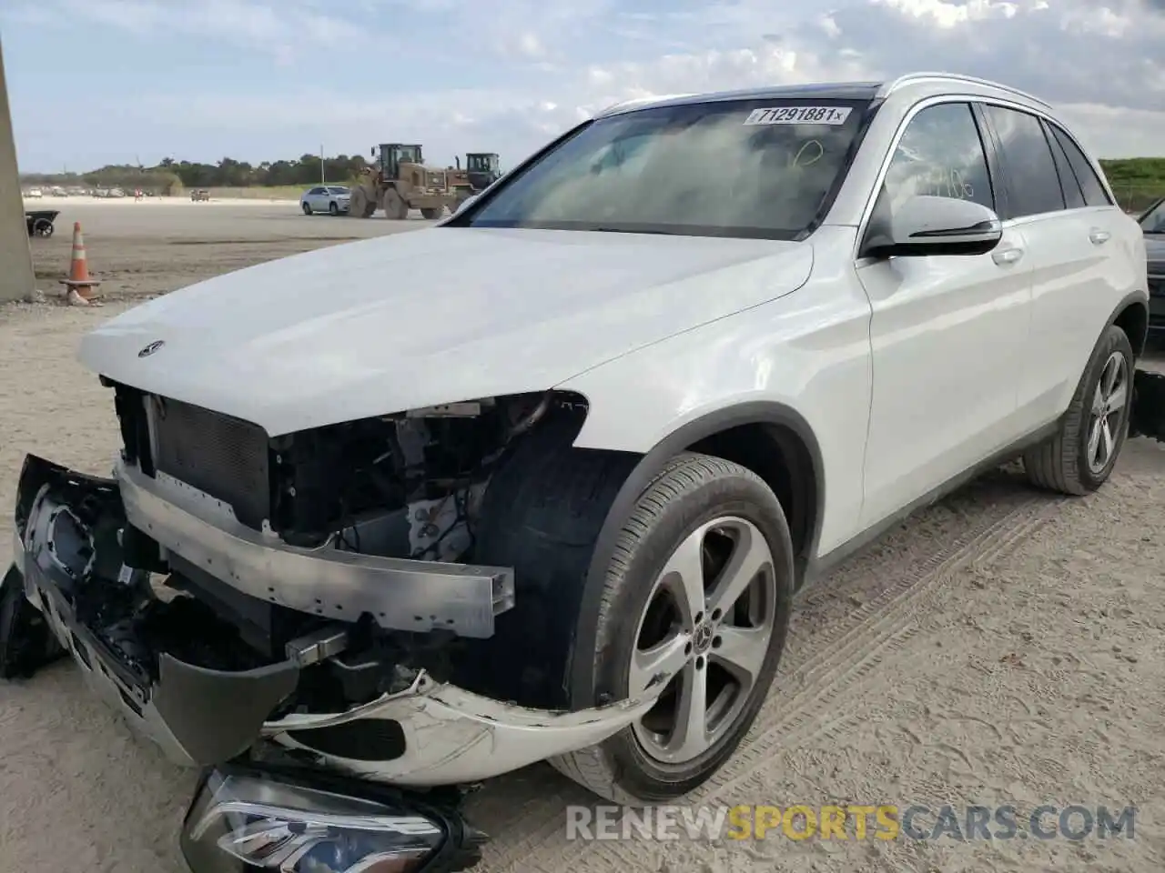 2 Photograph of a damaged car WDC0G4JB0KV159636 MERCEDES-BENZ GLC-CLASS 2019