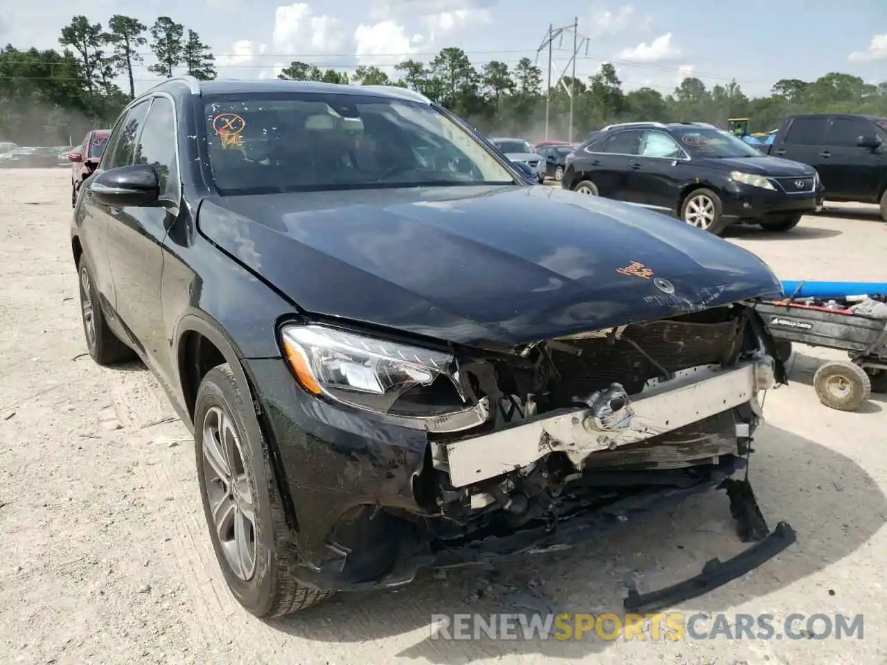 1 Photograph of a damaged car WDC0G4JB0KV168644 MERCEDES-BENZ GLC-CLASS 2019