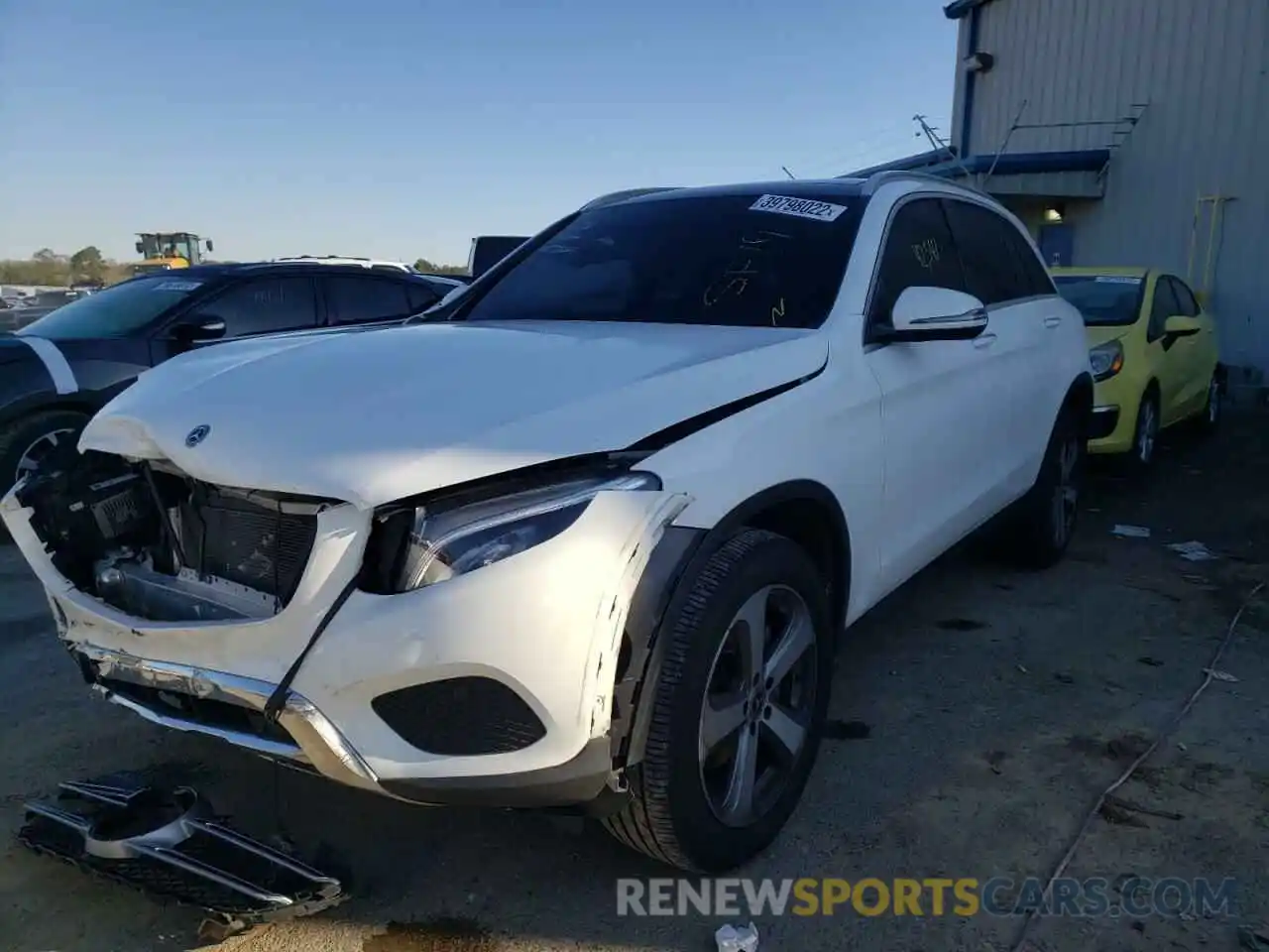 2 Photograph of a damaged car WDC0G4JB0KV170281 MERCEDES-BENZ GLC-CLASS 2019