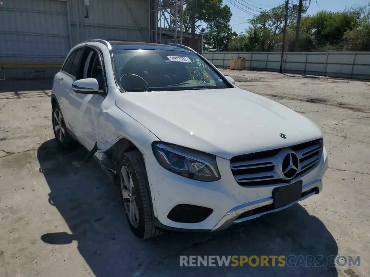 1 Photograph of a damaged car WDC0G4JB0KV172273 MERCEDES-BENZ GLC-CLASS 2019