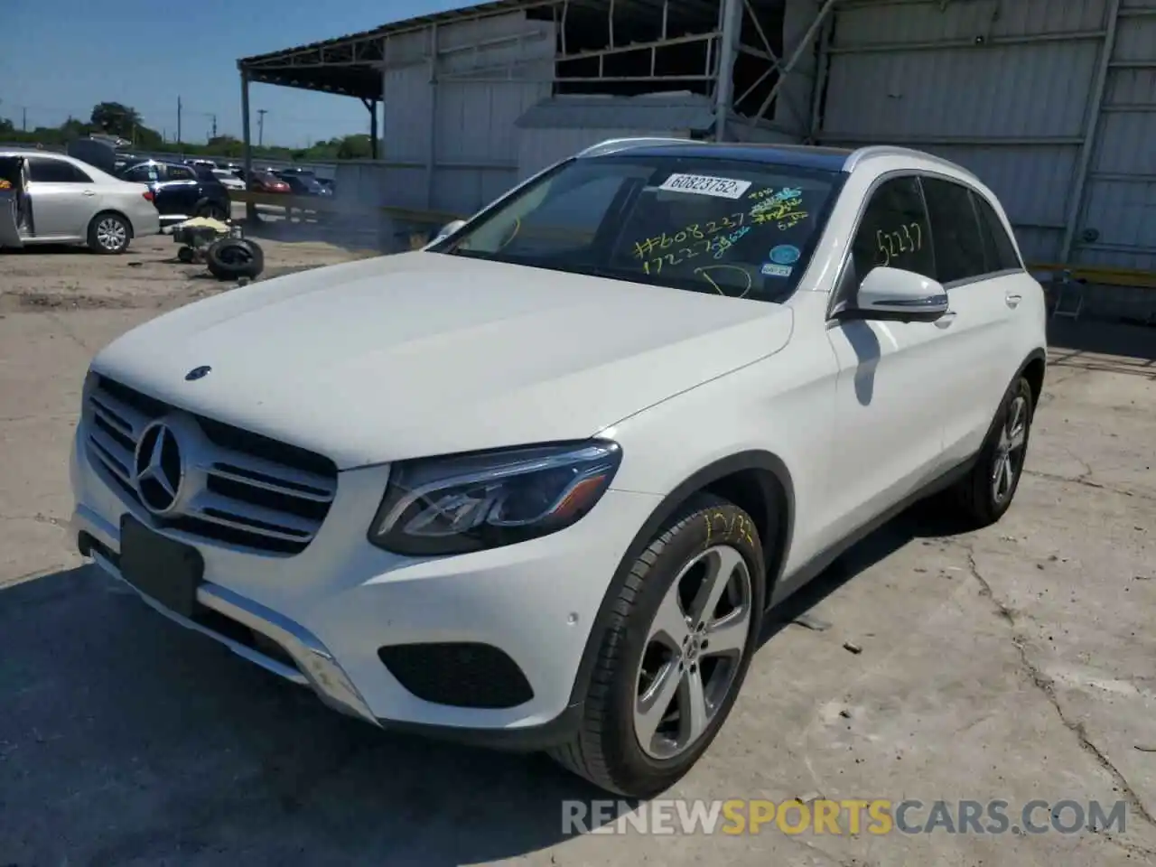 2 Photograph of a damaged car WDC0G4JB0KV172273 MERCEDES-BENZ GLC-CLASS 2019