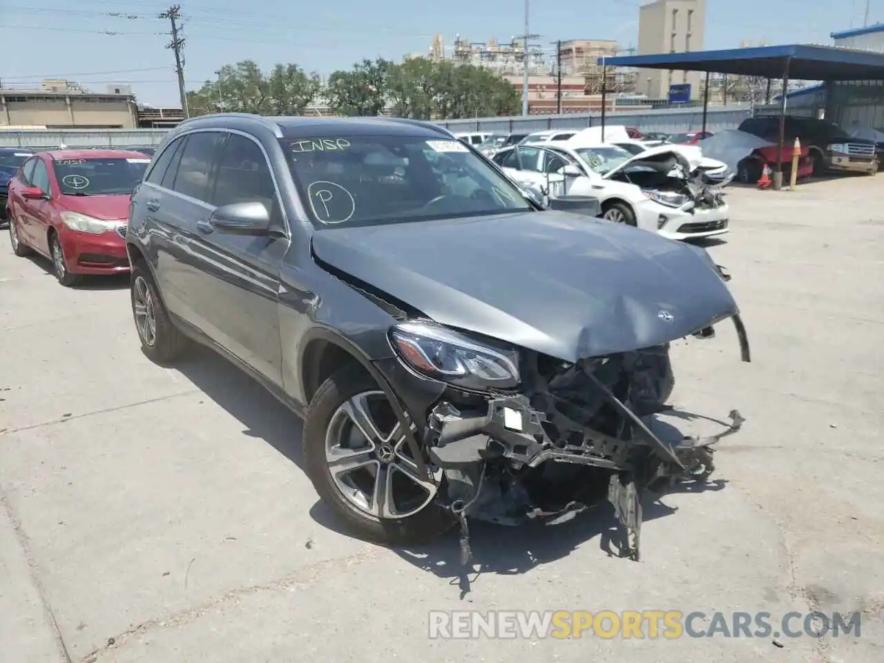 1 Photograph of a damaged car WDC0G4JB1K1001068 MERCEDES-BENZ GLC-CLASS 2019