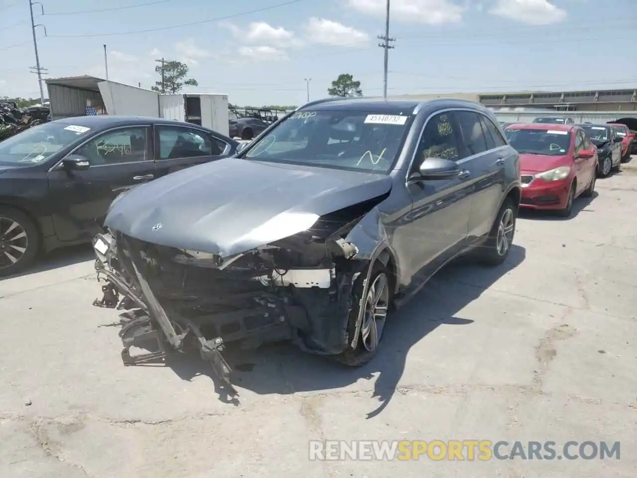 2 Photograph of a damaged car WDC0G4JB1K1001068 MERCEDES-BENZ GLC-CLASS 2019