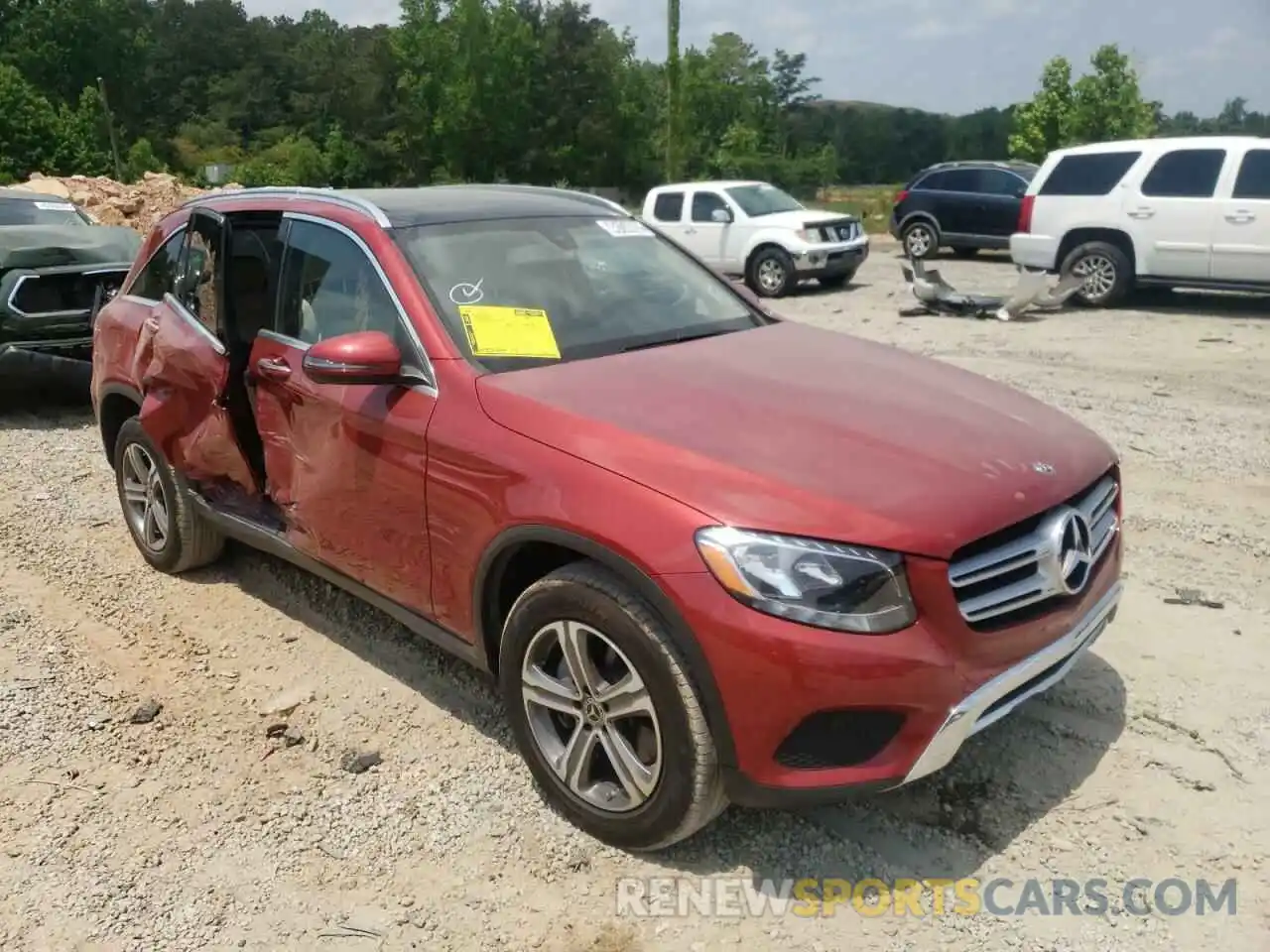 1 Photograph of a damaged car WDC0G4JB1KF564821 MERCEDES-BENZ GLC-CLASS 2019