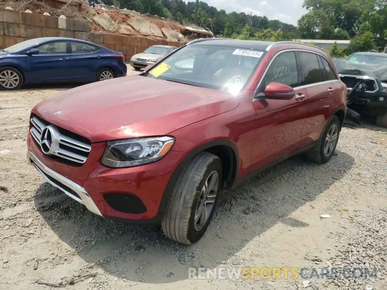 2 Photograph of a damaged car WDC0G4JB1KF564821 MERCEDES-BENZ GLC-CLASS 2019