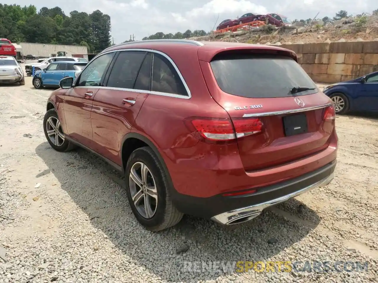 3 Photograph of a damaged car WDC0G4JB1KF564821 MERCEDES-BENZ GLC-CLASS 2019