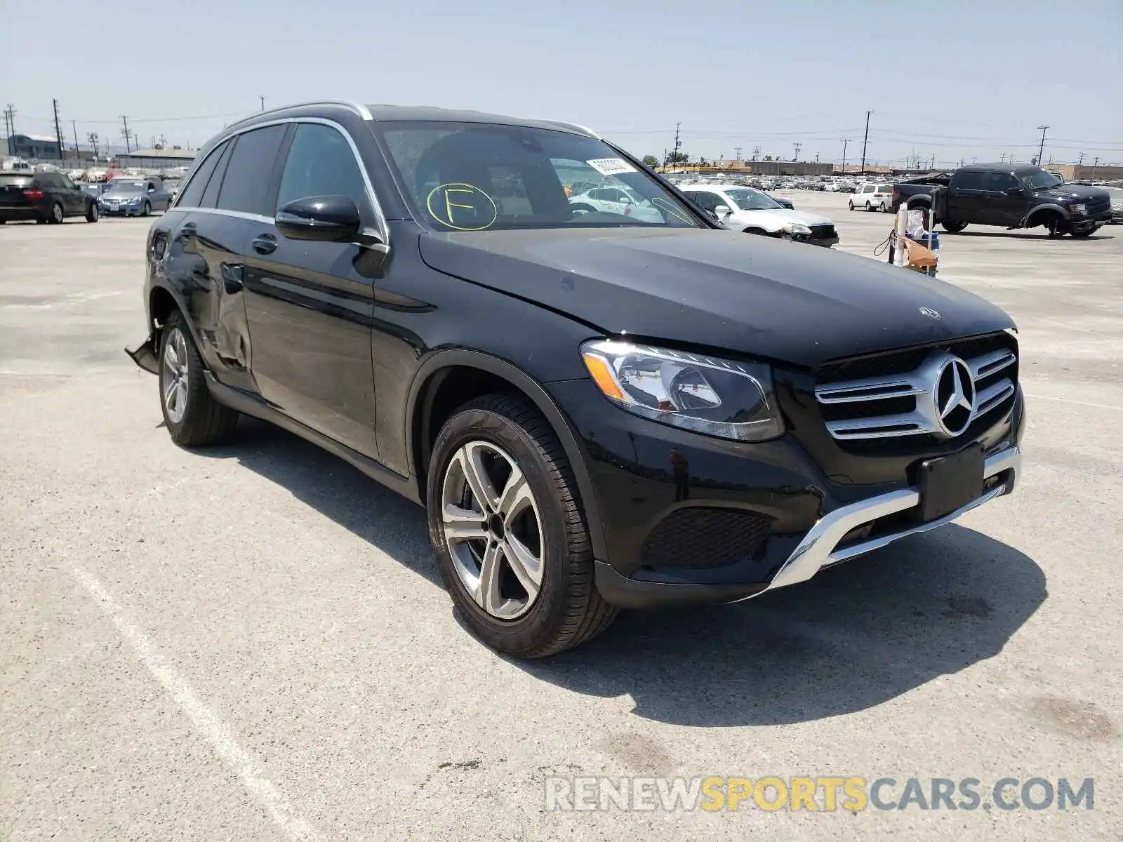 1 Photograph of a damaged car WDC0G4JB1KF638402 MERCEDES-BENZ GLC-CLASS 2019