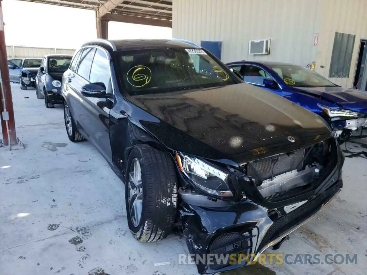 1 Photograph of a damaged car WDC0G4JB1KV126693 MERCEDES-BENZ GLC-CLASS 2019