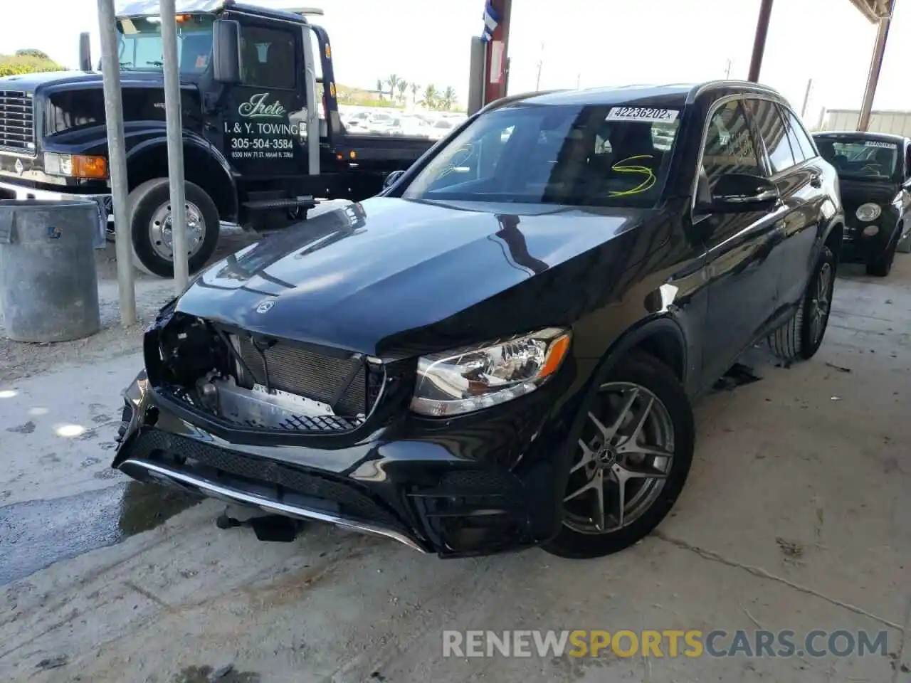 2 Photograph of a damaged car WDC0G4JB1KV126693 MERCEDES-BENZ GLC-CLASS 2019