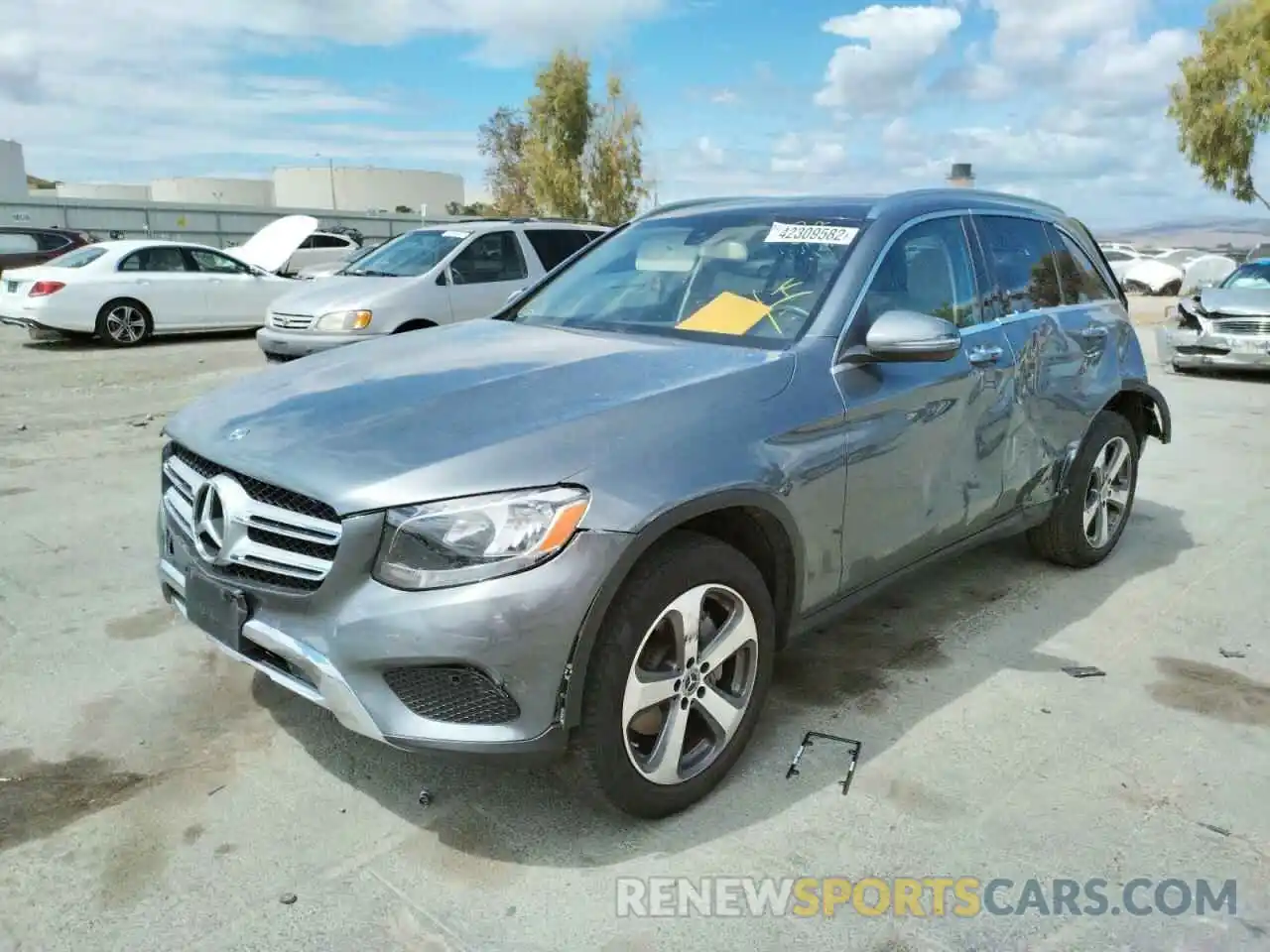 2 Photograph of a damaged car WDC0G4JB1KV131618 MERCEDES-BENZ GLC-CLASS 2019