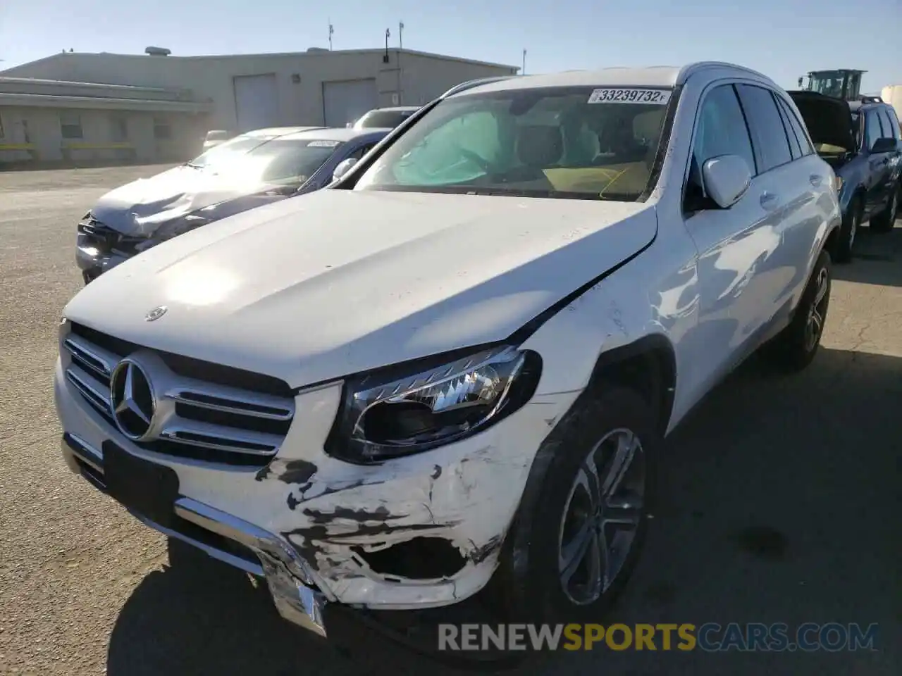 2 Photograph of a damaged car WDC0G4JB1KV136222 MERCEDES-BENZ GLC-CLASS 2019