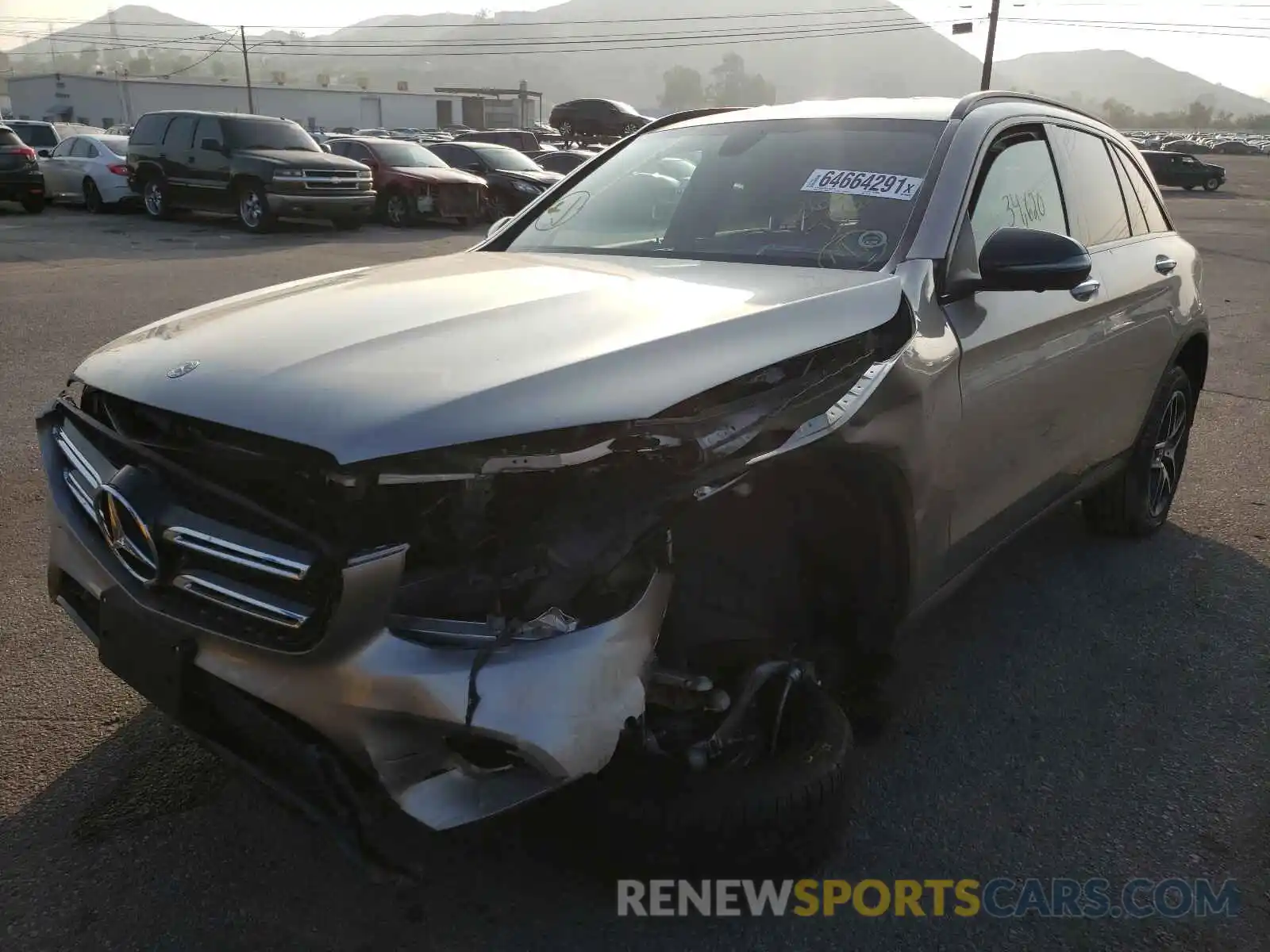 2 Photograph of a damaged car WDC0G4JB1KV151710 MERCEDES-BENZ GLC-CLASS 2019