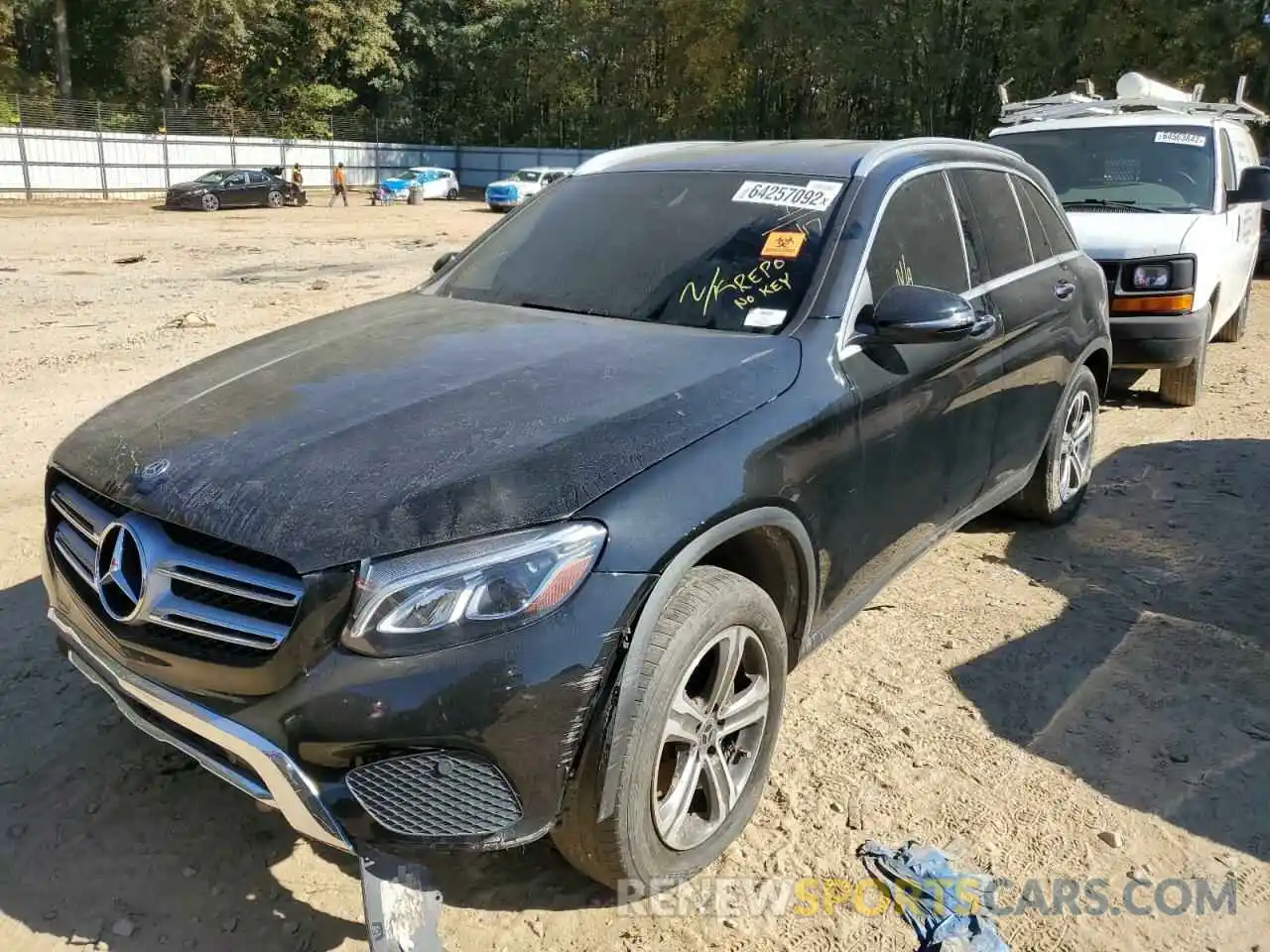 2 Photograph of a damaged car WDC0G4JB1KV152758 MERCEDES-BENZ GLC-CLASS 2019