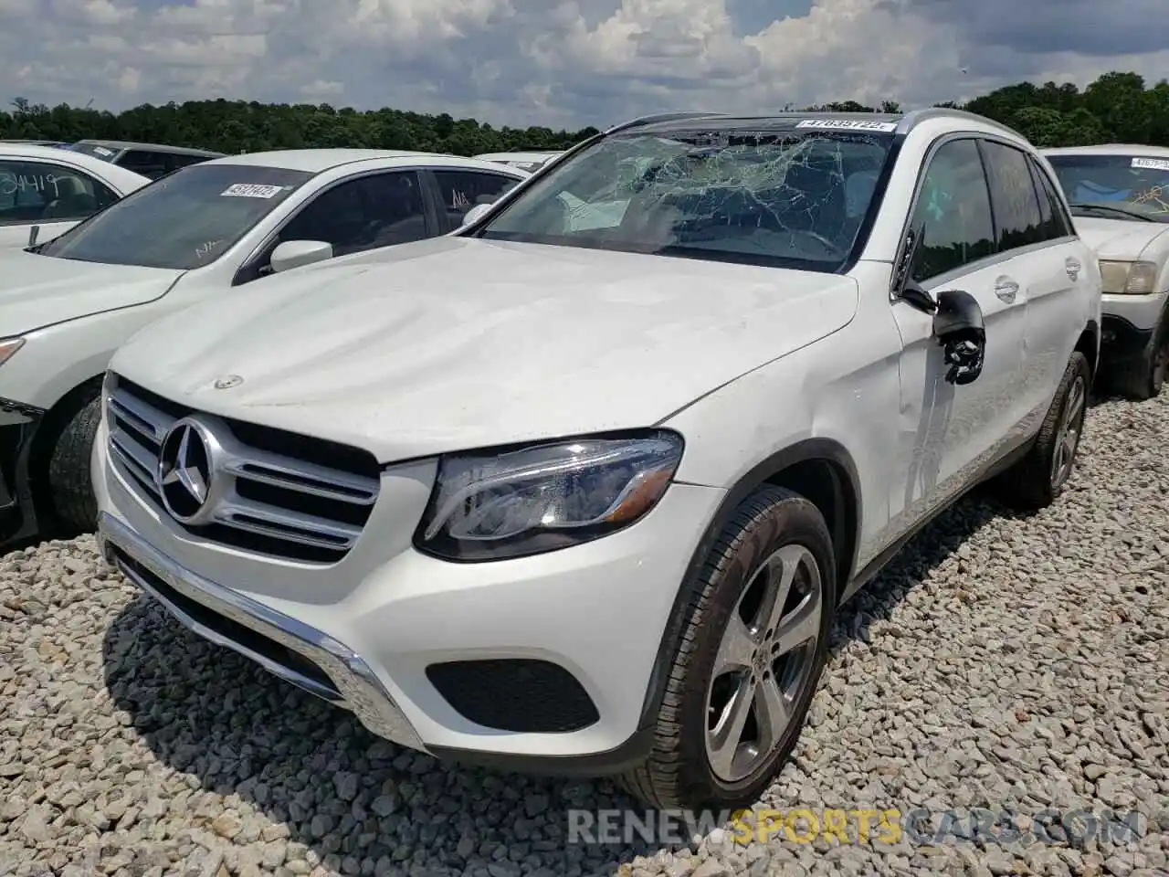 2 Photograph of a damaged car WDC0G4JB1KV153375 MERCEDES-BENZ GLC-CLASS 2019