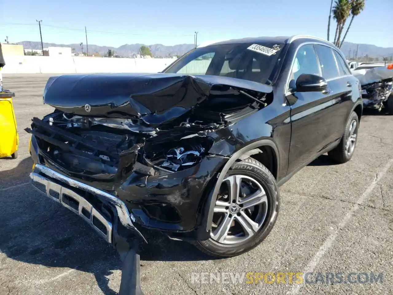 2 Photograph of a damaged car WDC0G4JB1KV168927 MERCEDES-BENZ GLC-CLASS 2019