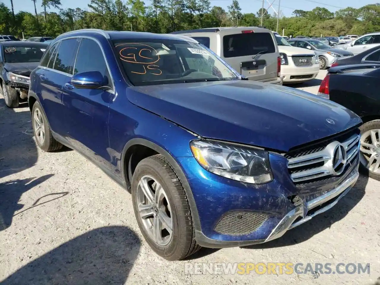 1 Photograph of a damaged car WDC0G4JB2KF574161 MERCEDES-BENZ GLC-CLASS 2019